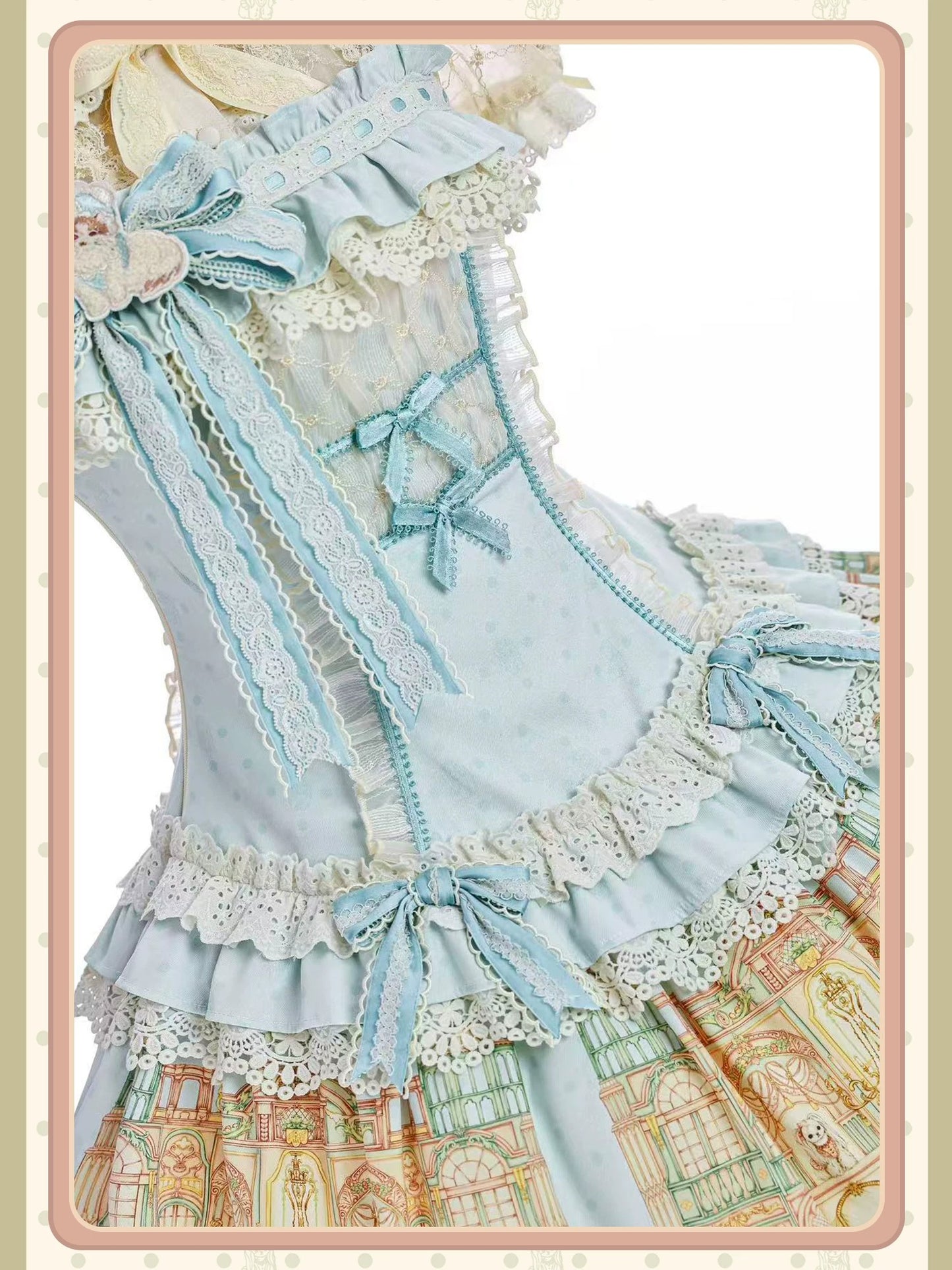 【受注予約~9/6】Fluffy Cat Castle ワンピース・ジャンパースカート【Alice Girl】