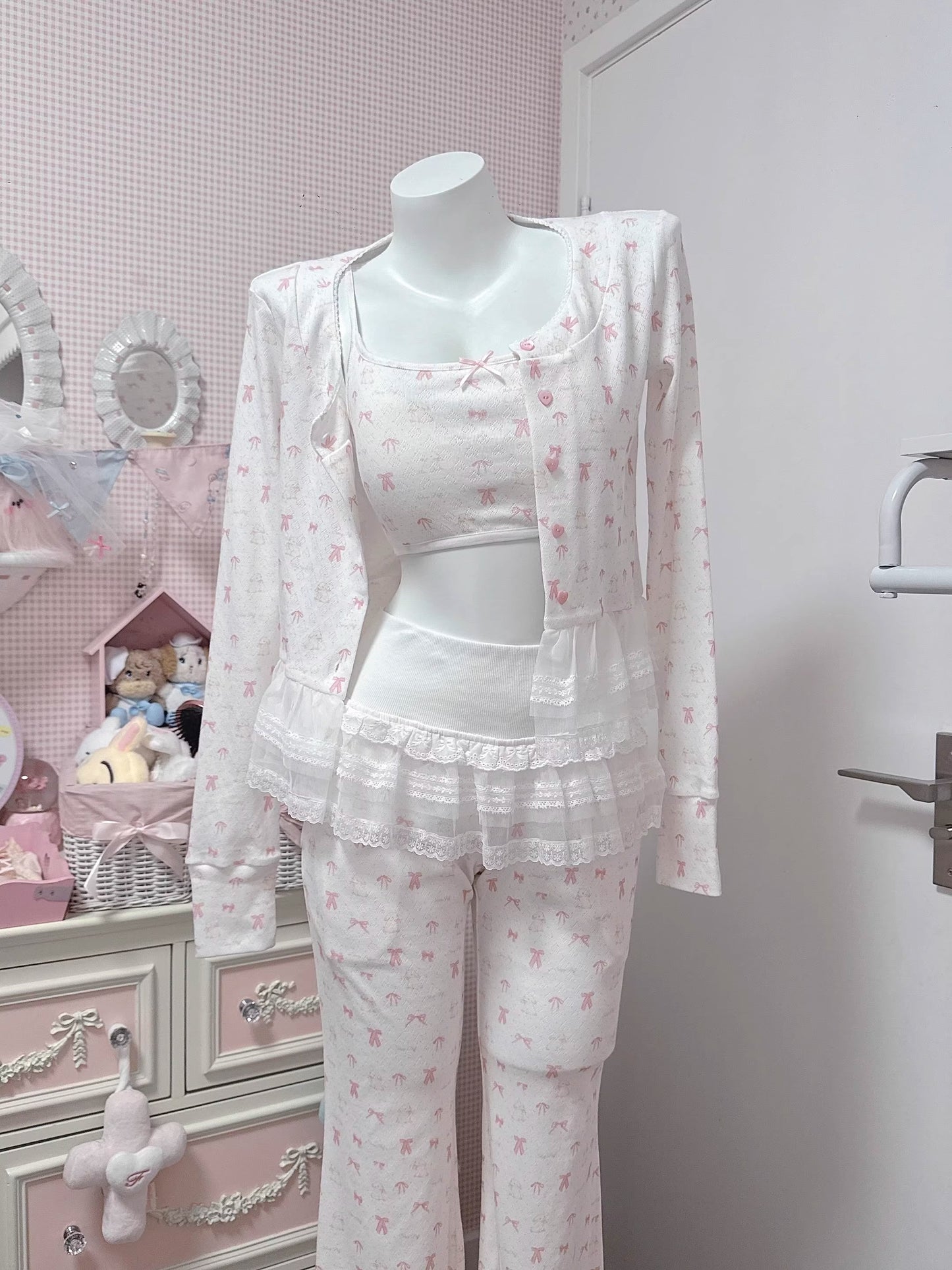 リボンナイトウェア【Sheep Puff】