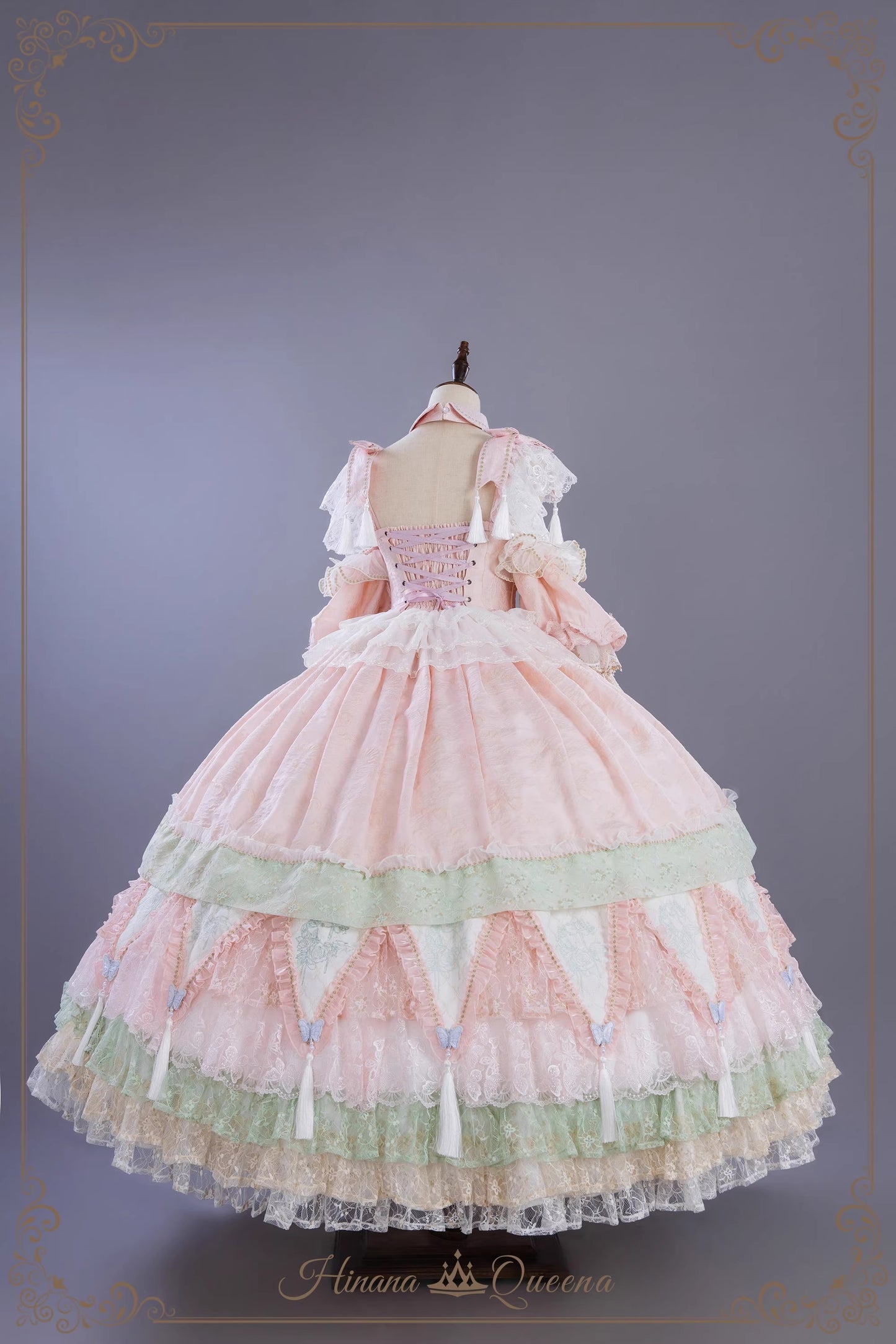 【受注予約~9/15】Crimson-Bee ワンピース【Hinana Queena】