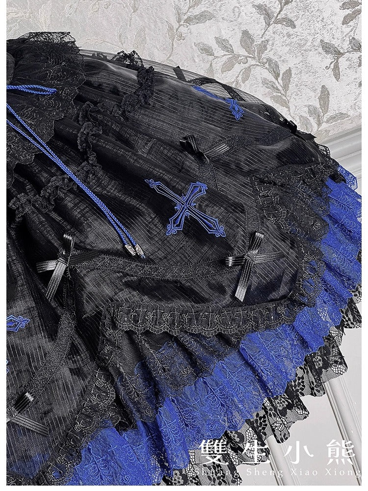 【受注予約~12/8】Black Mist Feast ジャンパースカート【双生小熊】