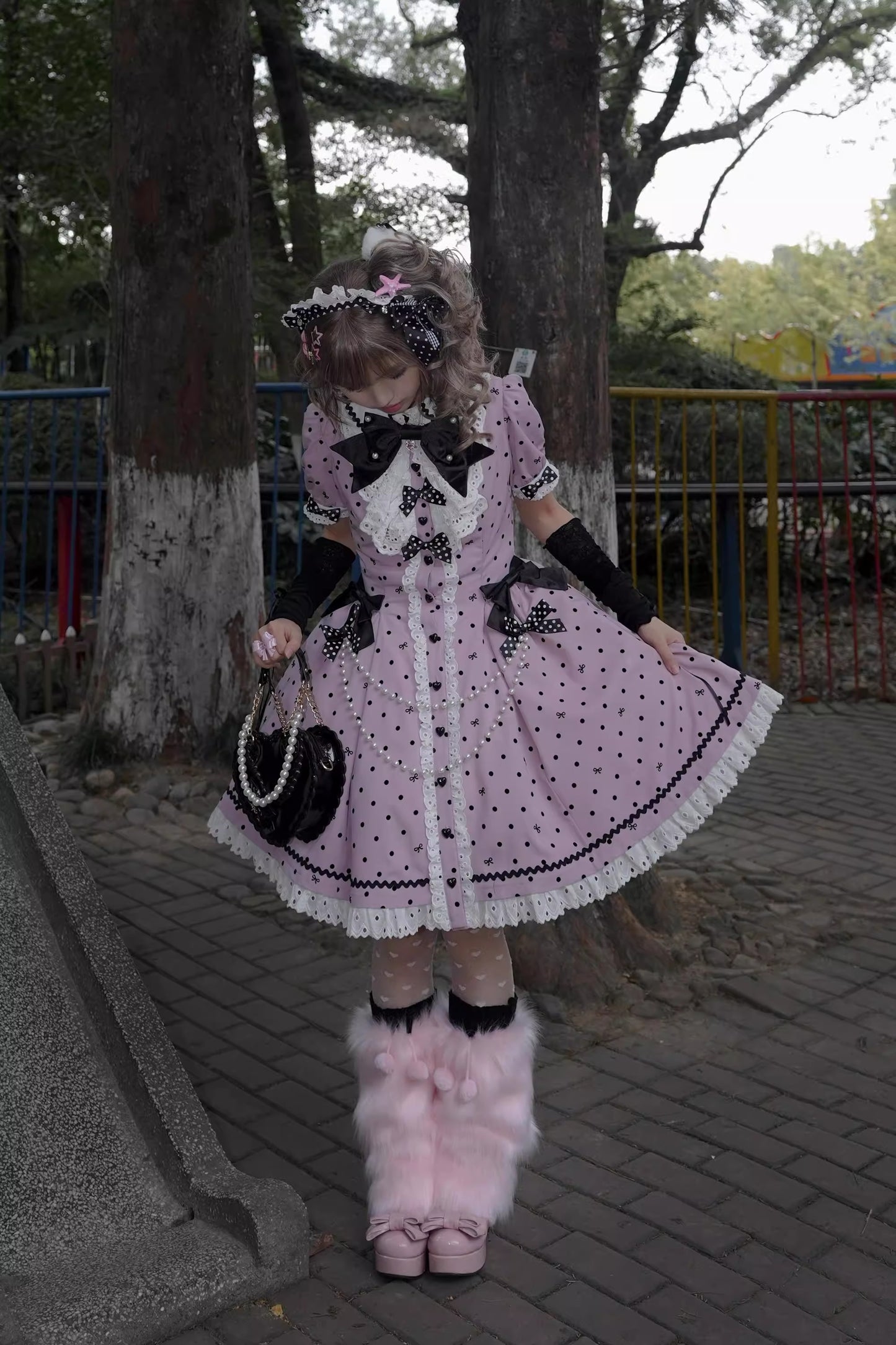 【受注予約~11/20】Ribbondoll ワンピース【Cutey Mask】