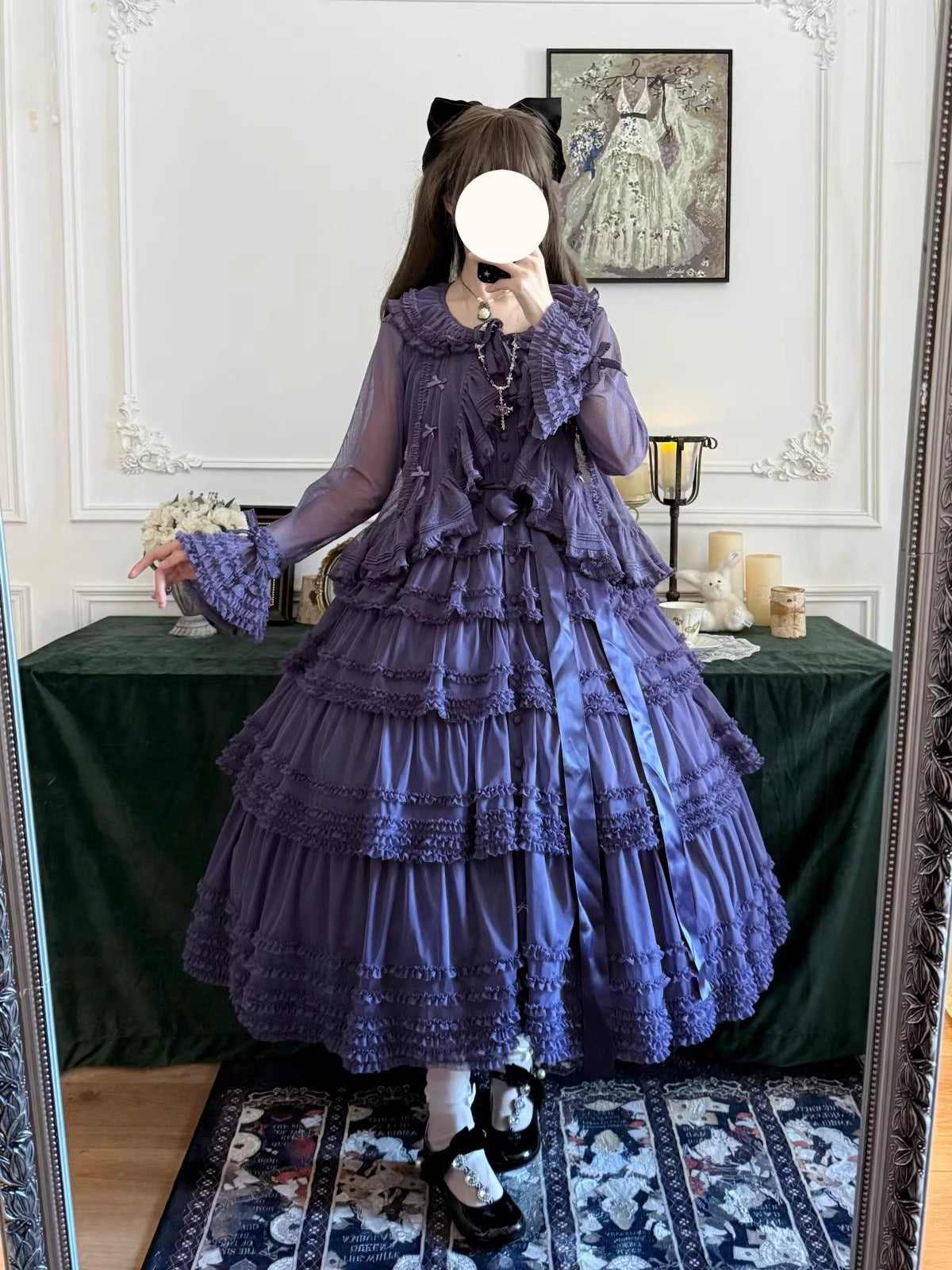 【受注予約~12/24】Lillian's Summer ジャンパースカート(タイプ2・ロング丈)【Spring Flower Language】