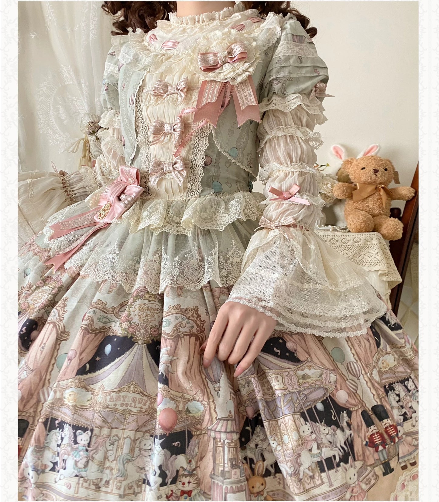 【受注予約~5/28】Magical Night at the Amusement Park ワンピース・フルセット(タイプ2)【Antique Doll】