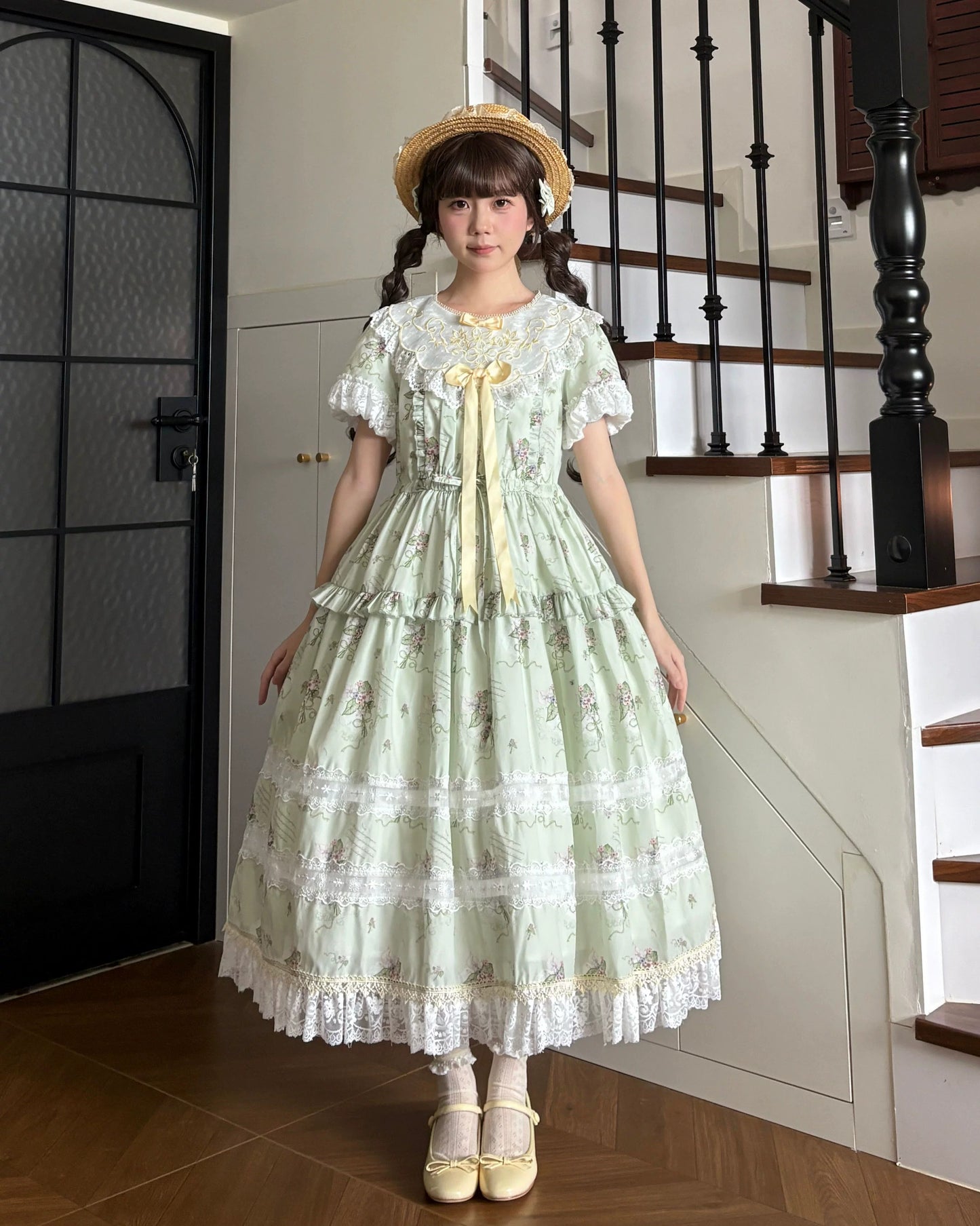 【受注予約~9/8】夏咲の花々 ワンピース【Fairy Doll】