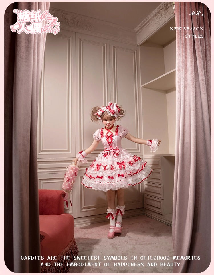 【受注予約~12/8】Candy Wrapper ワンピース【花与珍珠匣】