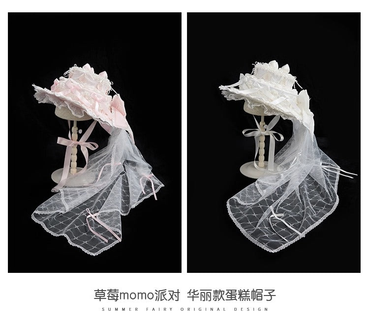 【受注予約~8/28】Strawberry momo Party ジャンパースカートセット(ウェディングver.)【仲夏物語】