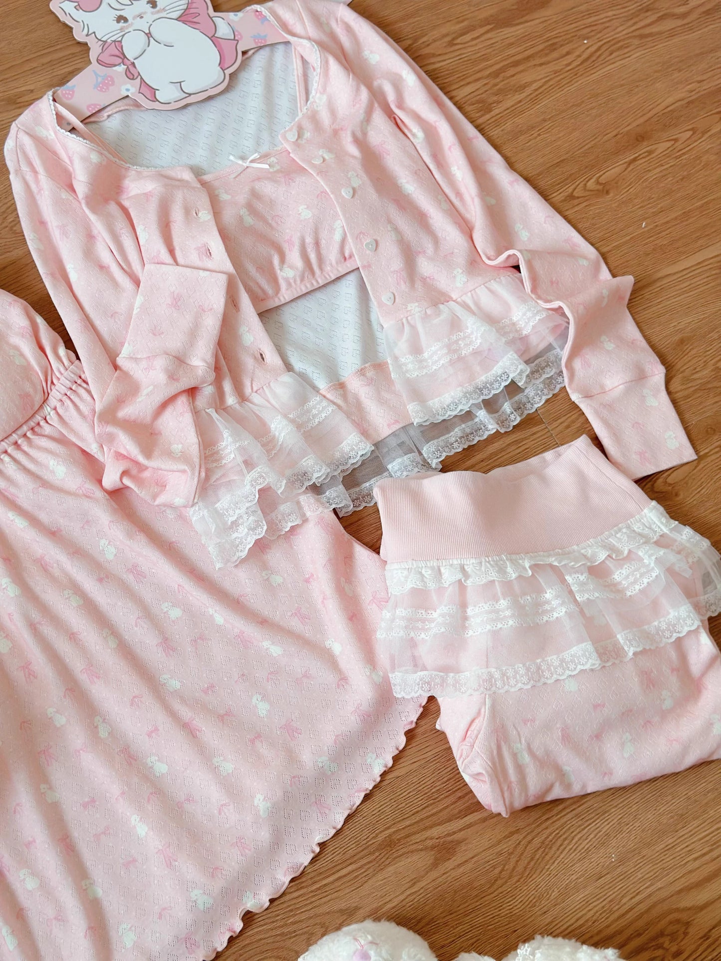 リボンナイトウェア【Sheep Puff】