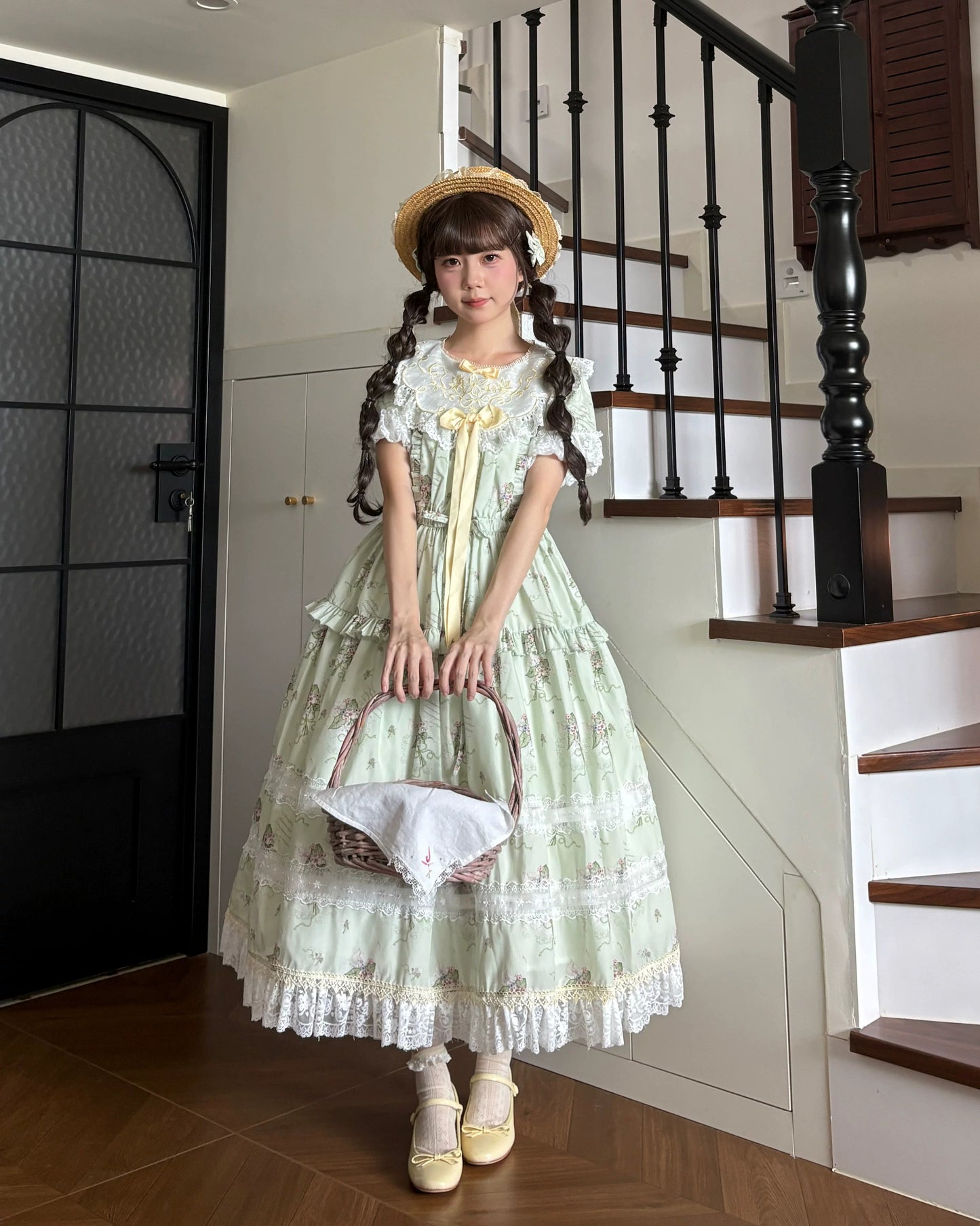 【受注予約~9/8】夏咲の花々 ワンピース【Fairy Doll】