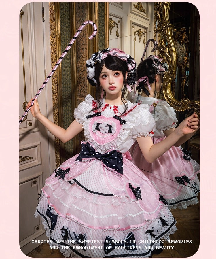 【受注予約~12/8】Candy Wrapper トップス・スカート【花与珍珠匣】