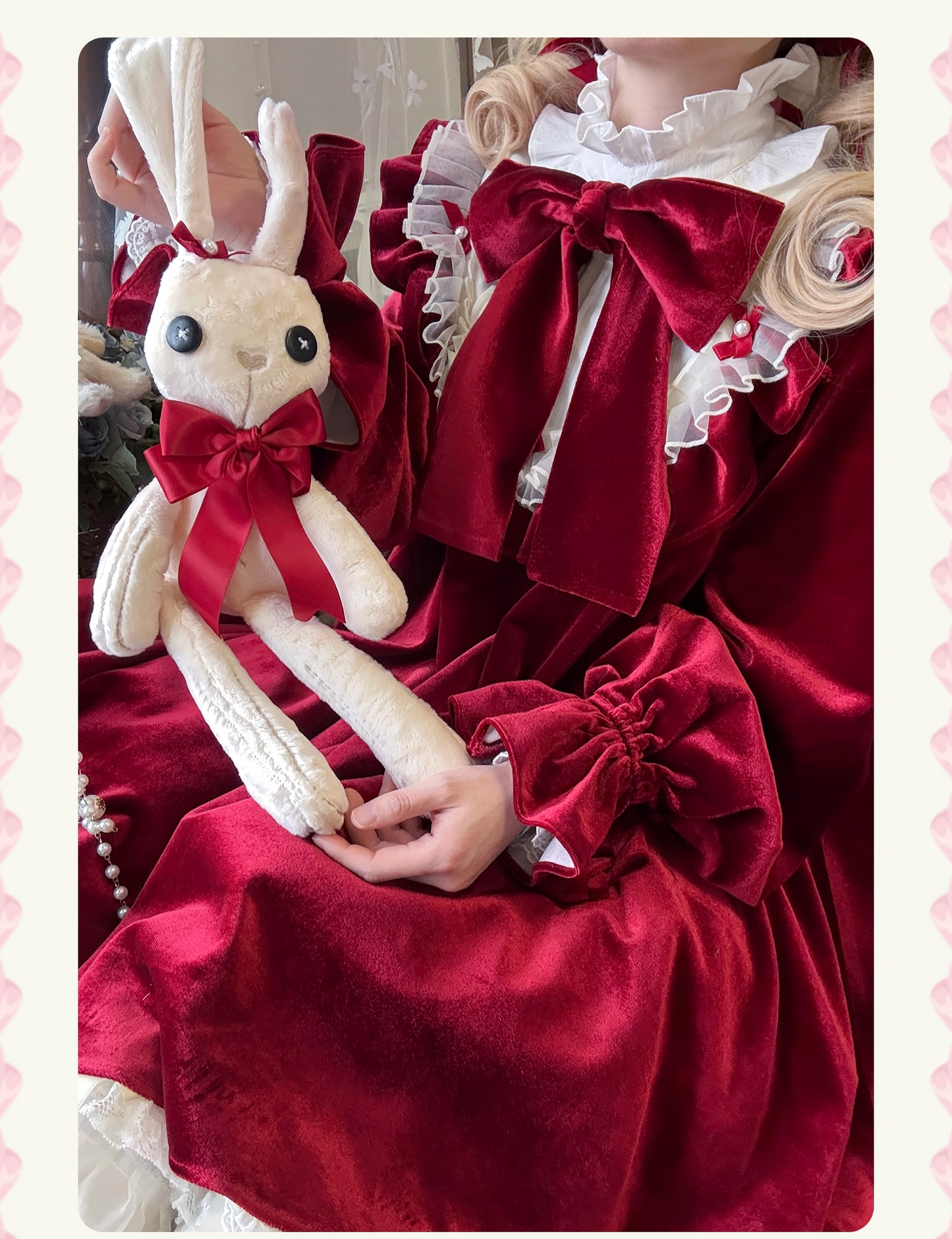 【受注予約~1/25】Dolls Aラインワンピース・ハット・ドロワーズセット【signorina】
