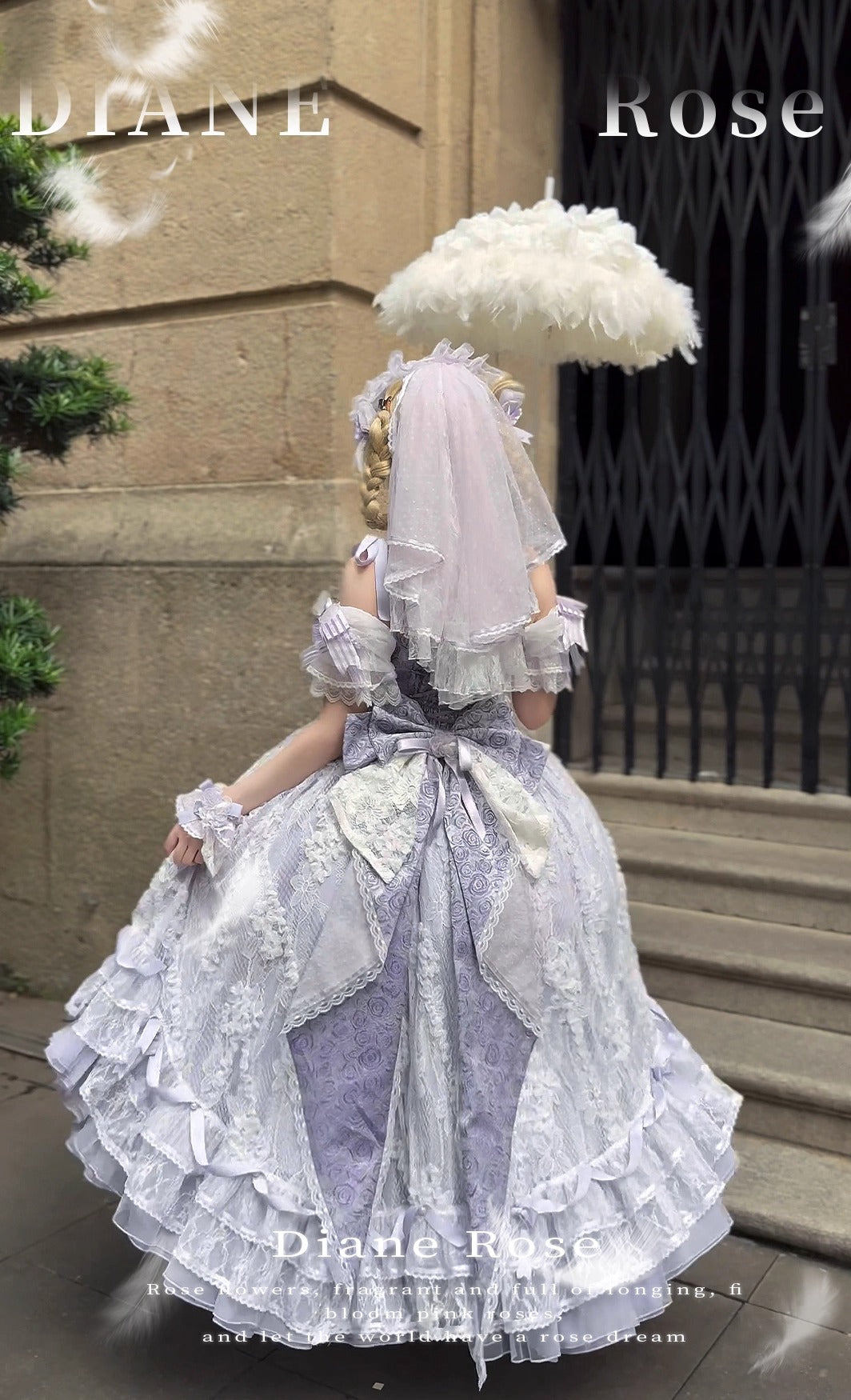 【受注予約~11/20】Diane Rose ワンピース【咩耶】
