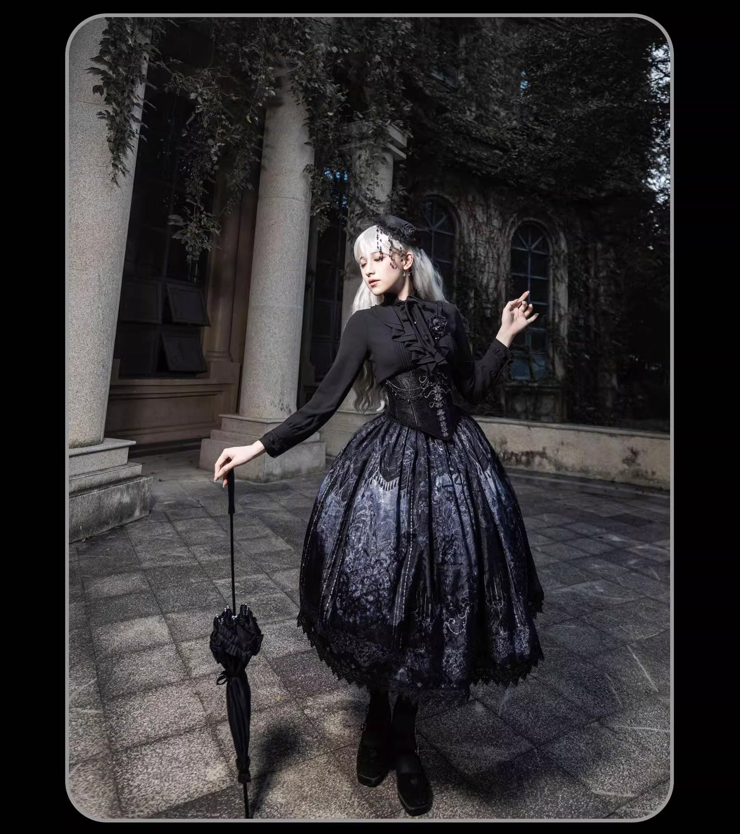 【受注予約~11/20】Butterfly Bone スカート【SUSIN】