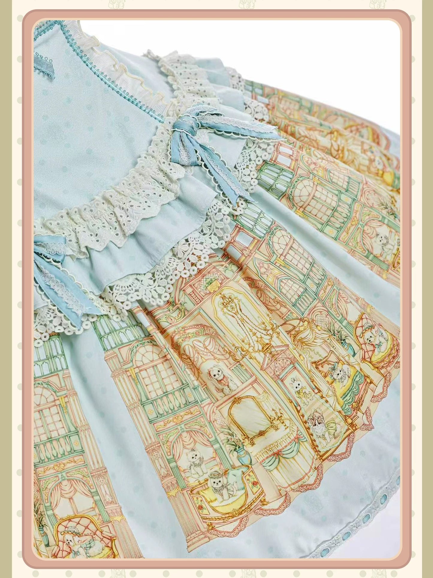 【受注予約~9/6】Fluffy Cat Castle ワンピース・ジャンパースカート【Alice Girl】