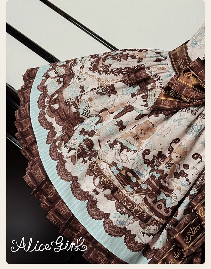 【受注予約~10/8】Chocolate Bear ジャンパースカート・サロペット【Alice Girl】