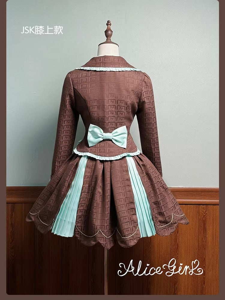 【受注予約~3/3】Chocolate Bear ジャンパースカート・スカート【Alice Girl】