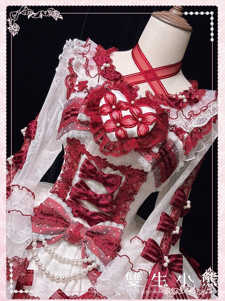 【受注予約~12/25】Love Heart ブラウス【双生小熊】