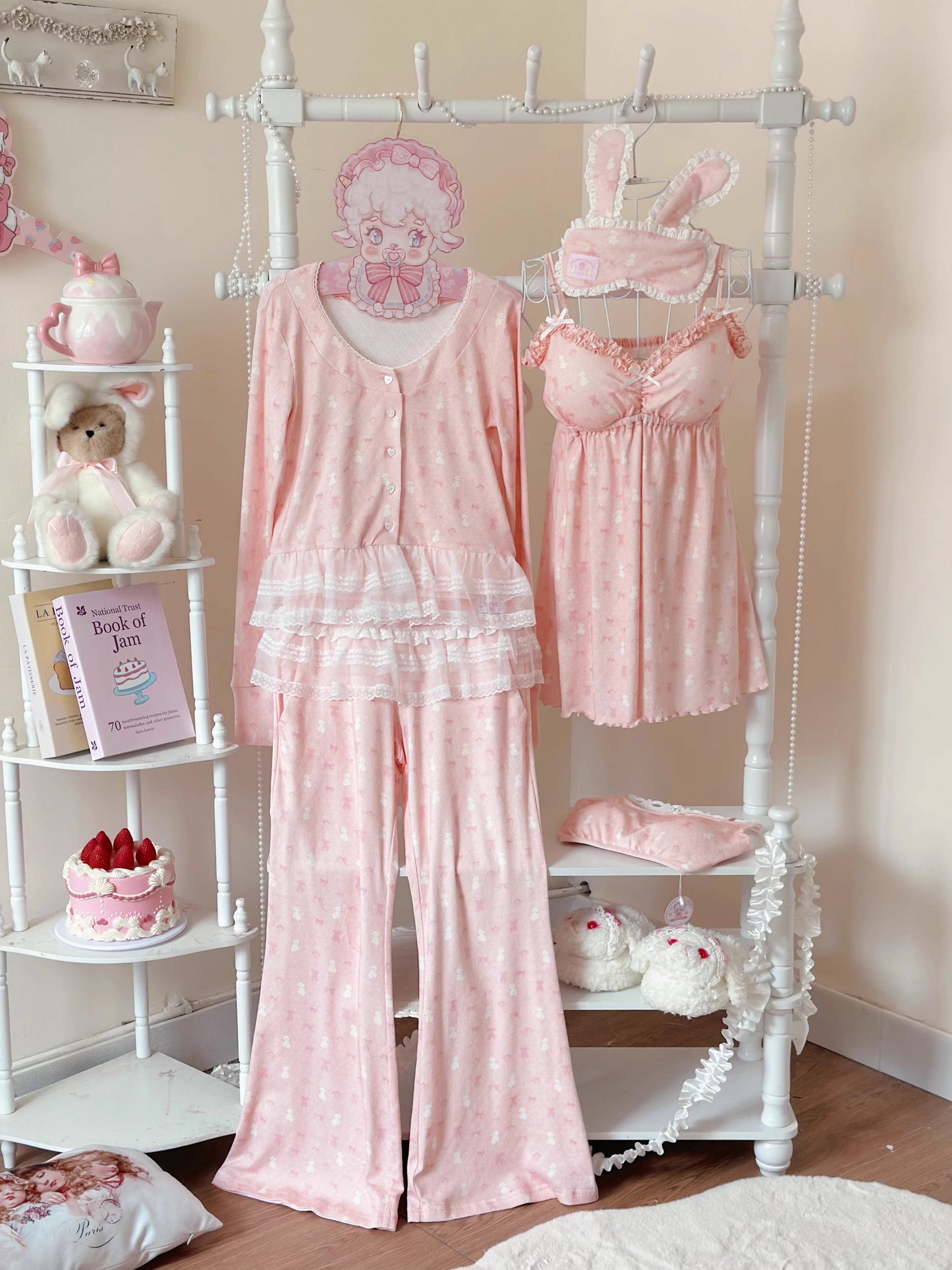 リボンナイトウェア【Sheep Puff】