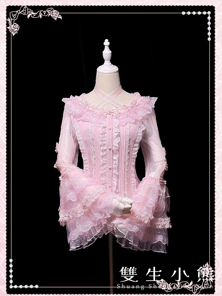 【受注予約~12/25】Love Heart ブラウス【双生小熊】