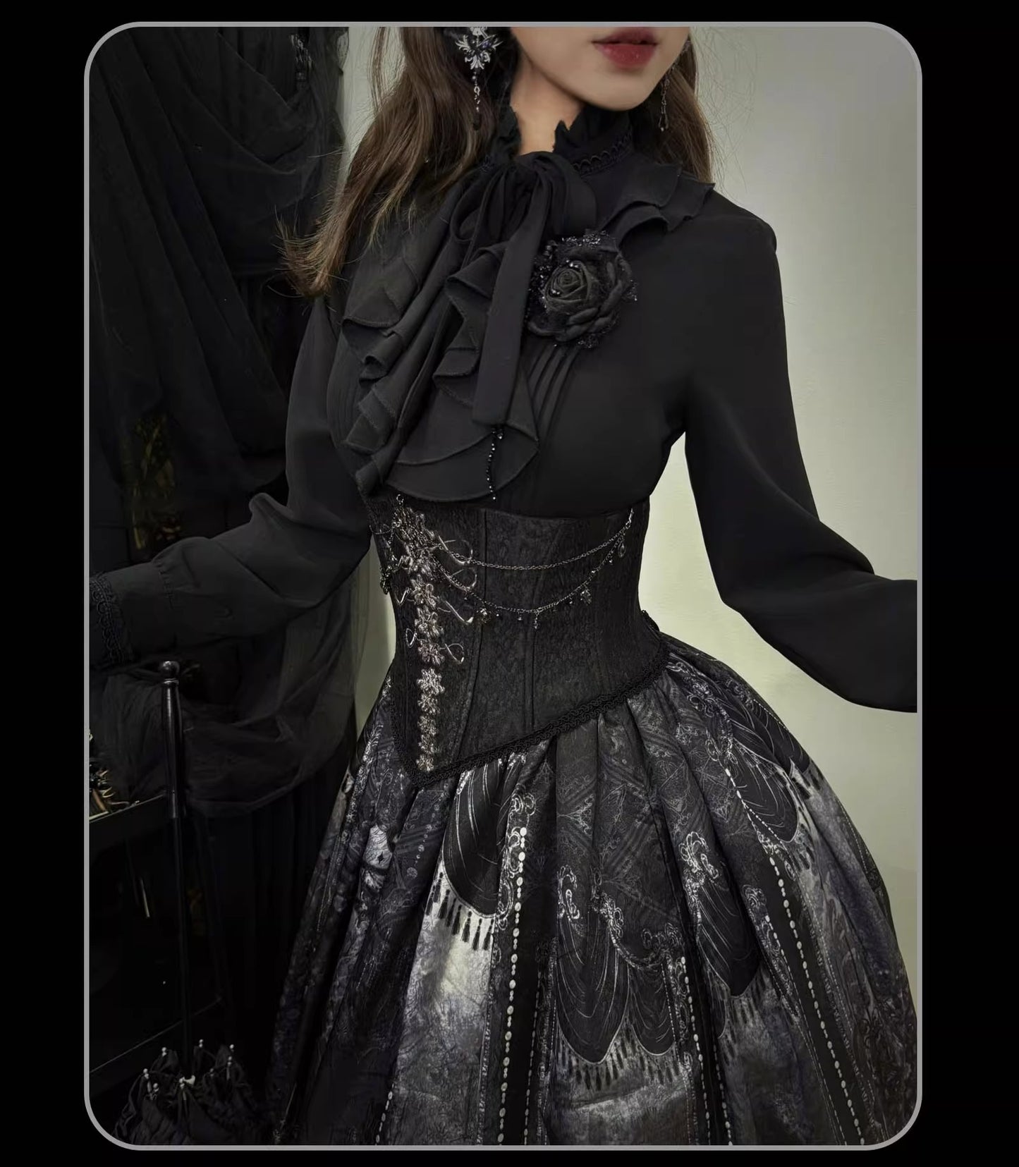 【受注予約~11/20】Butterfly Bone ボレロ・コルセット・ブラウス【SUSIN】