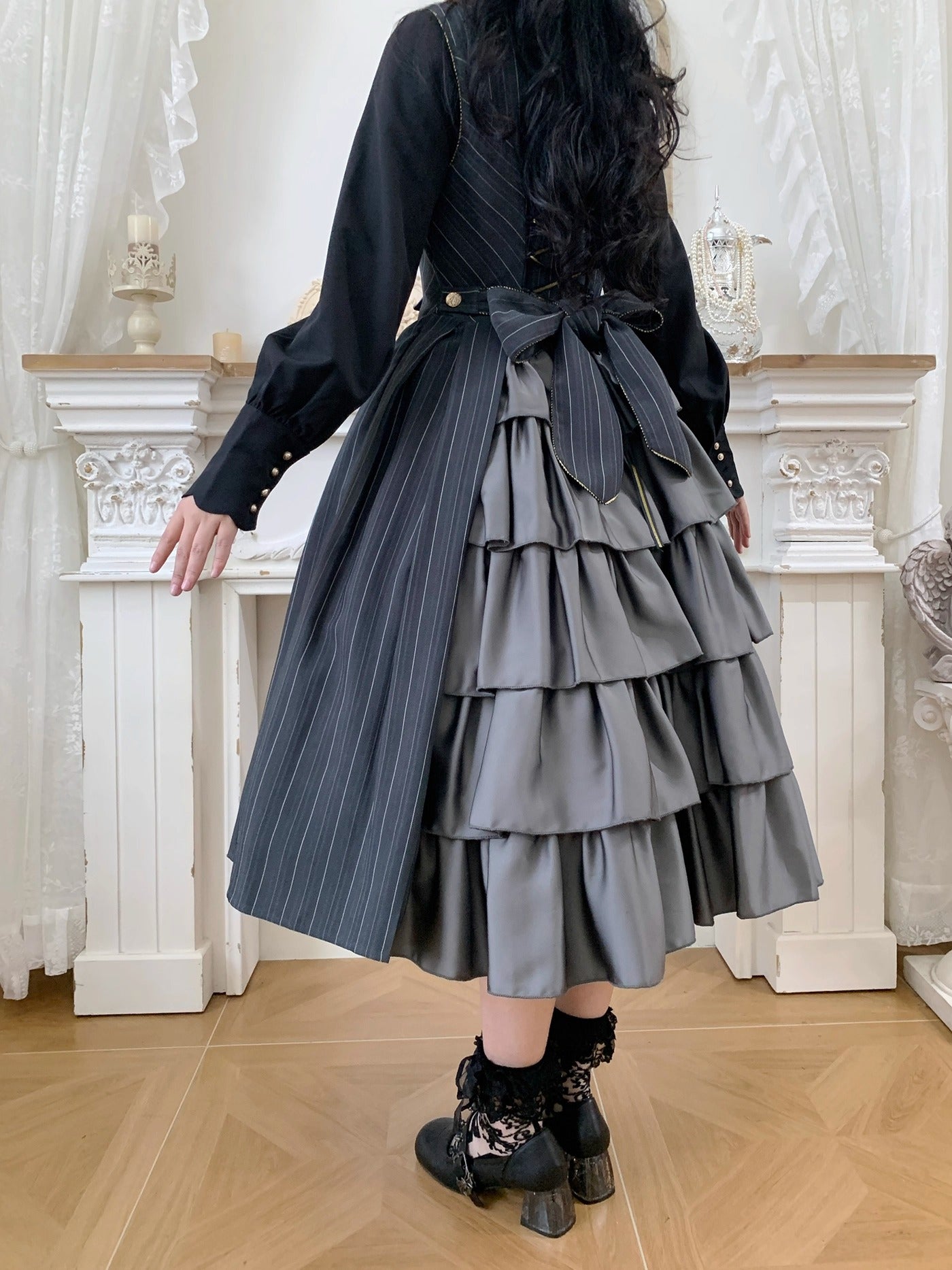 ディセンバーメイ♡スカート DECEMBERMAY ディセンバーメイ ゴルフ スカート ブラック 黒