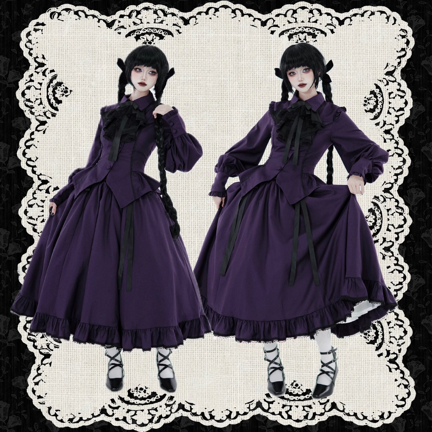 【受注予約~6/11】Layla Nocturne ブラウス【Evegie】