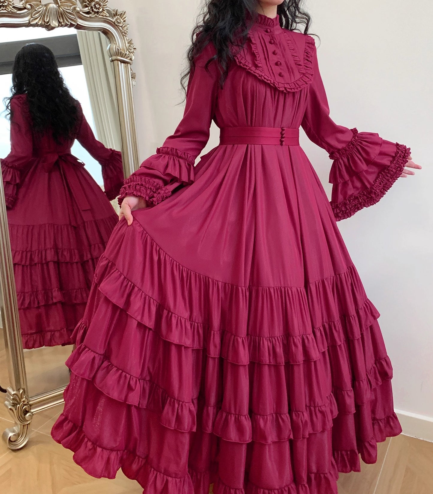 【受注予約~9/25】Princess of Windsor ワンピース・姫袖(プラスロング丈)【Little Dipper】