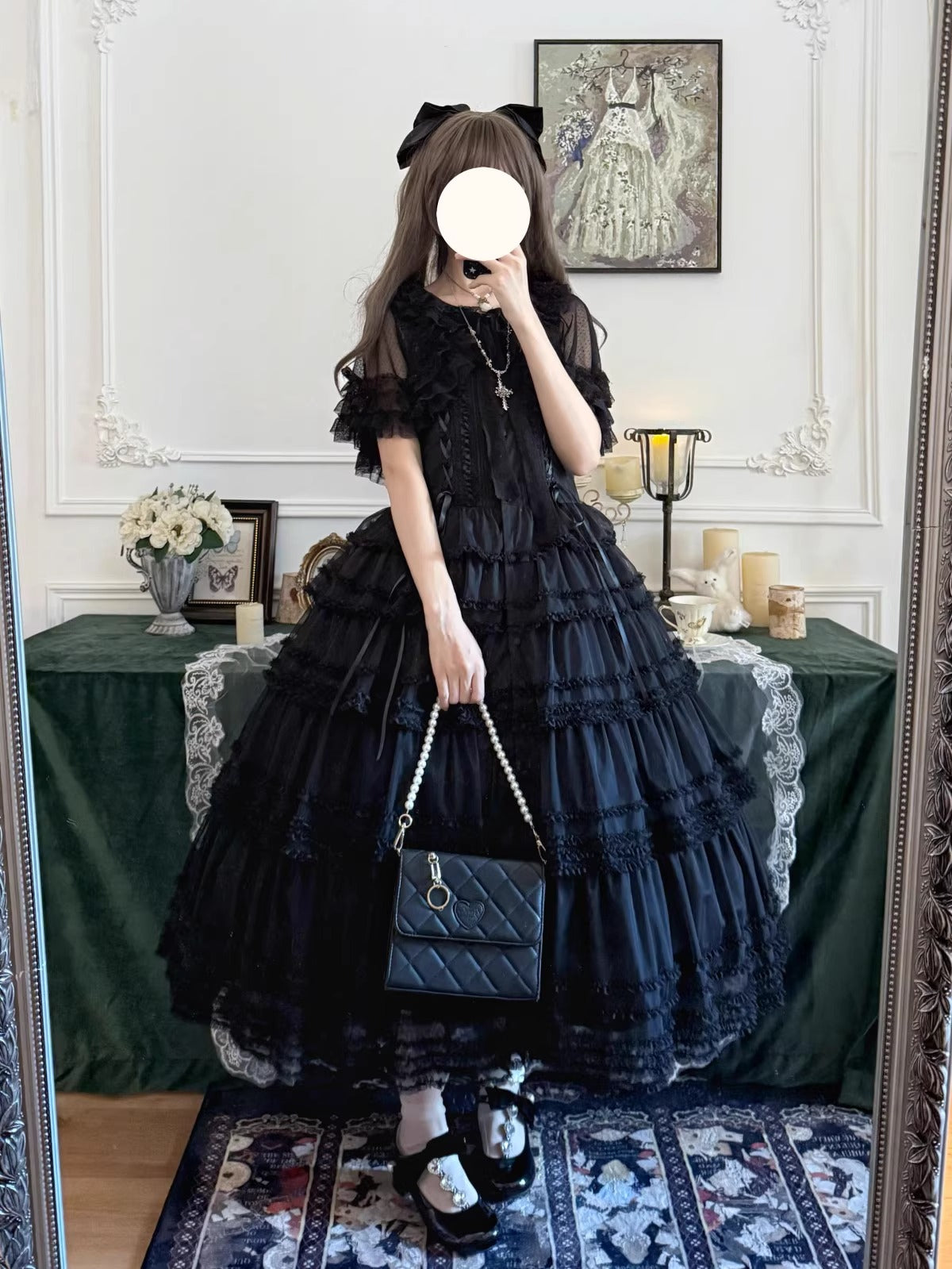 【受注予約~12/24】Lillian's Summer ジャンパースカート(タイプ2・ロング丈)【Spring Flower Language】