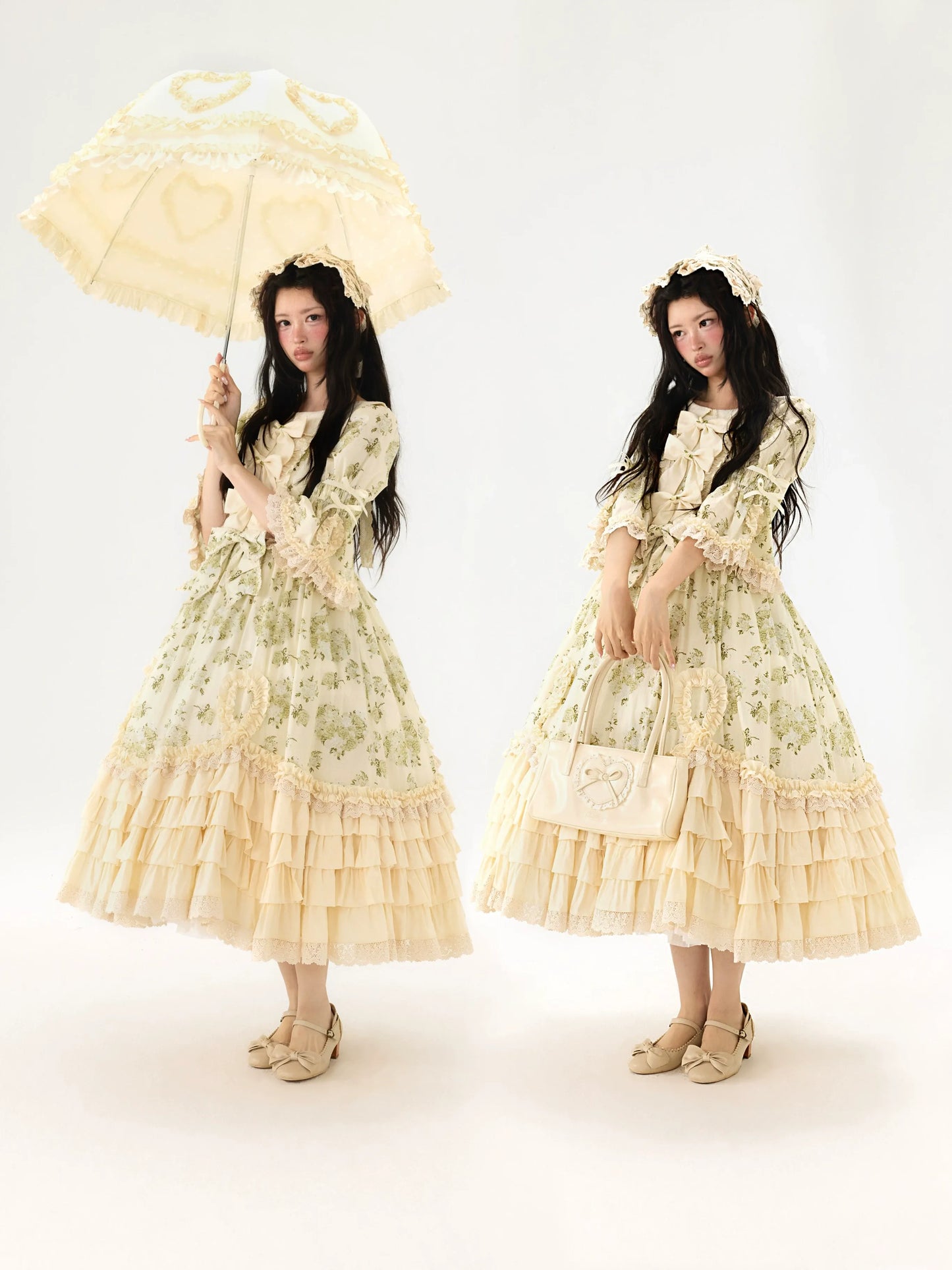 【受注予約~6/28】Bouquet of flowers for autumn 2026 ワンピース【BacioBouquet】