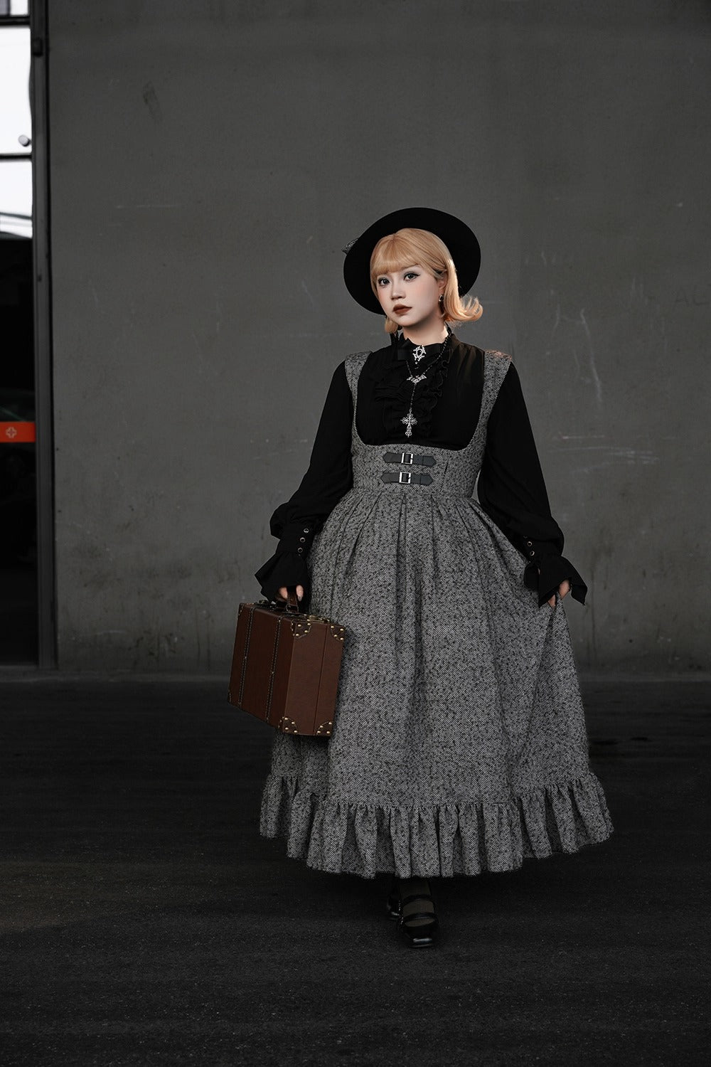 【受注予約~11/30】Earl Gray Tea 2.0 ジャンパースカート【Miss Cube】