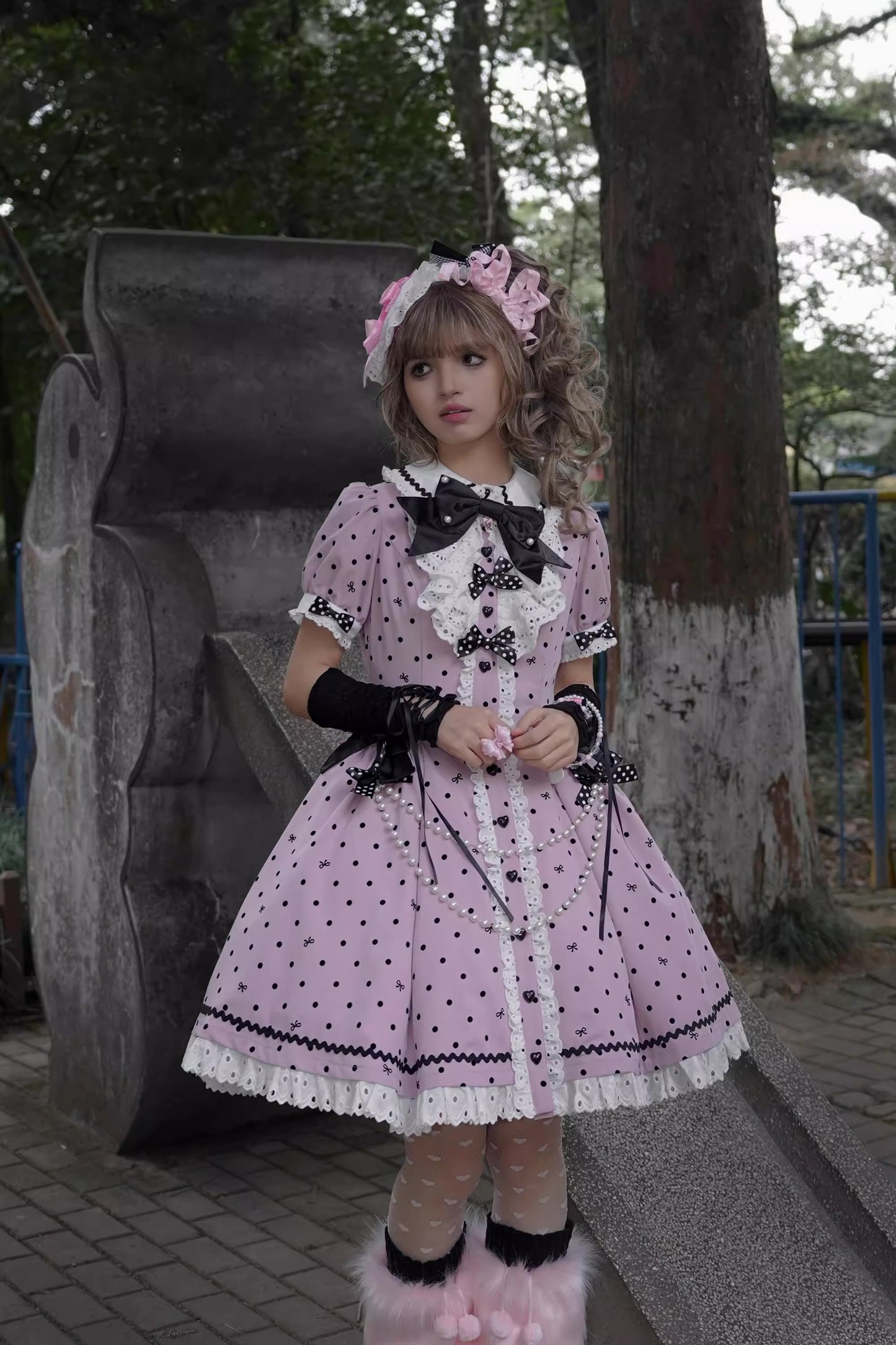 【受注予約~11/20】Ribbondoll ワンピース【Cutey Mask】