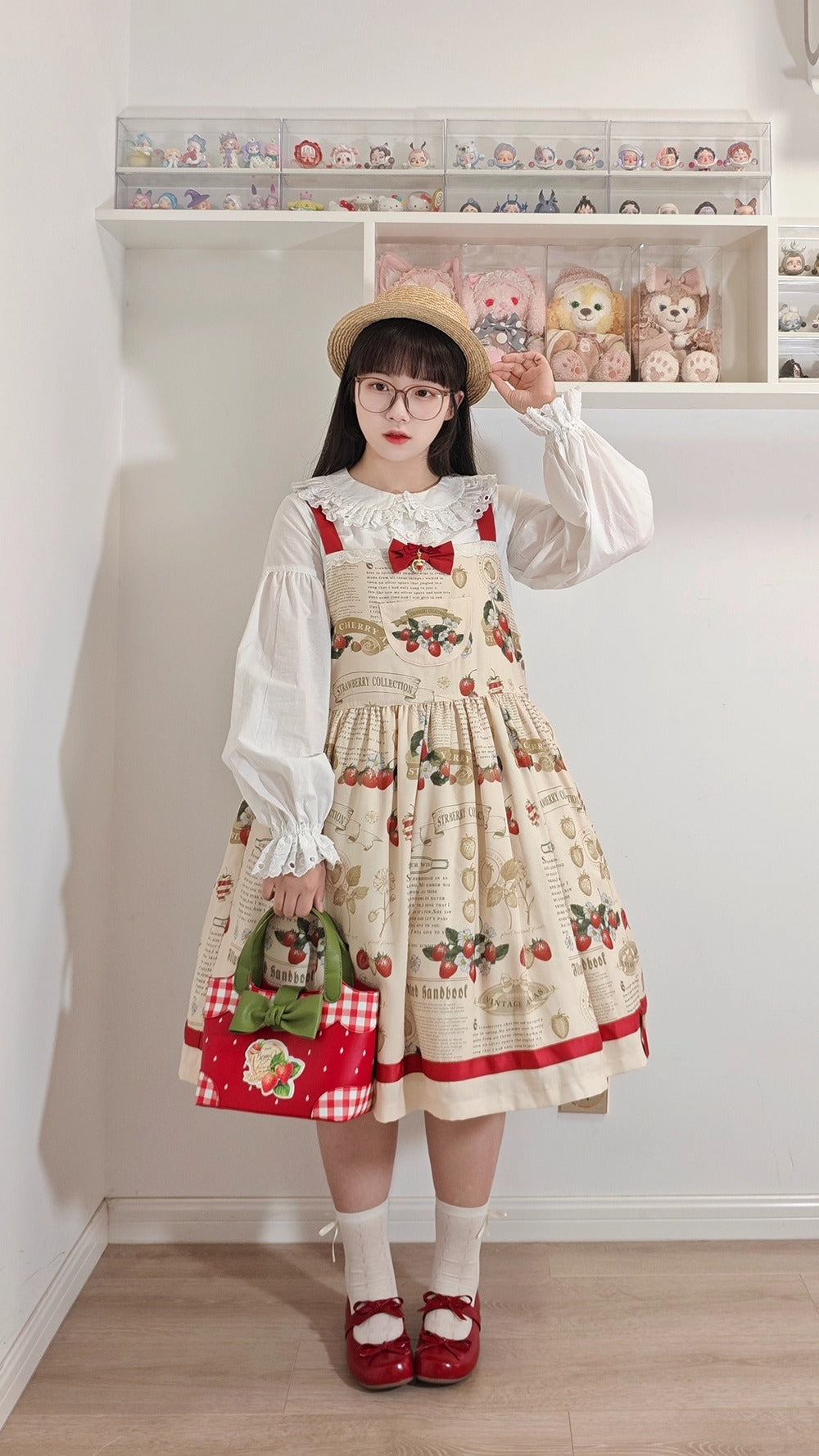 【受注予約~9/17】Grass art collection サロペット【Miss Cube】