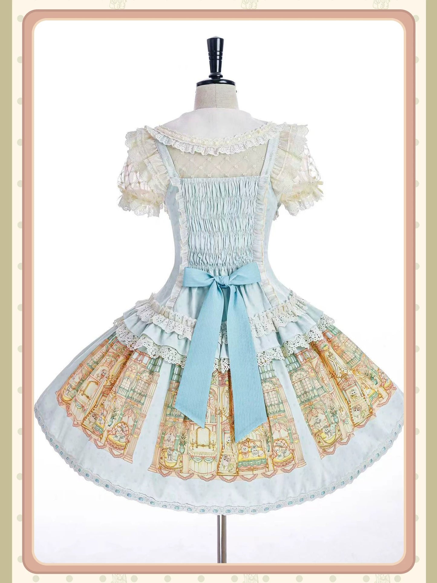 【受注予約~9/6】Fluffy Cat Castle ワンピース・ジャンパースカート【Alice Girl】