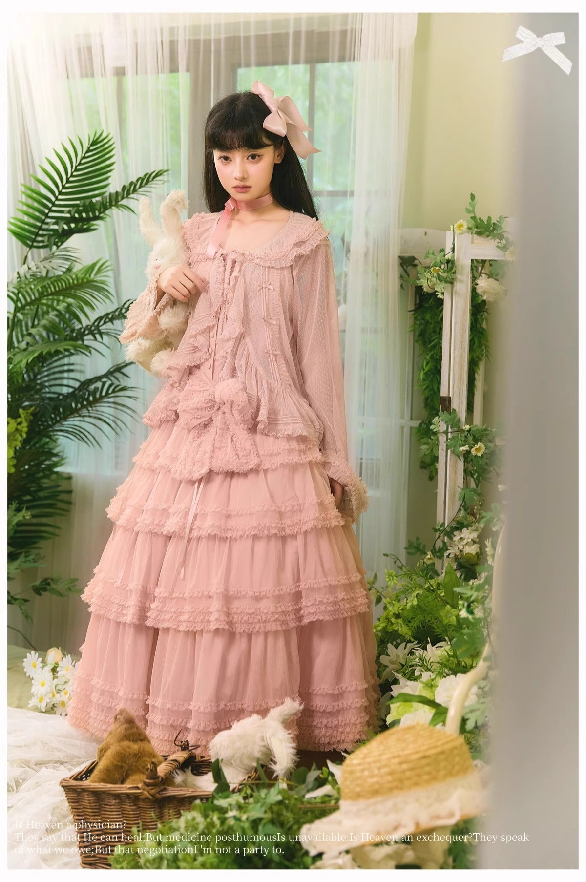 【受注予約~12/24】Lillian's Summer ジャンパースカート(タイプ1・ロング丈)【Spring Flower Language】