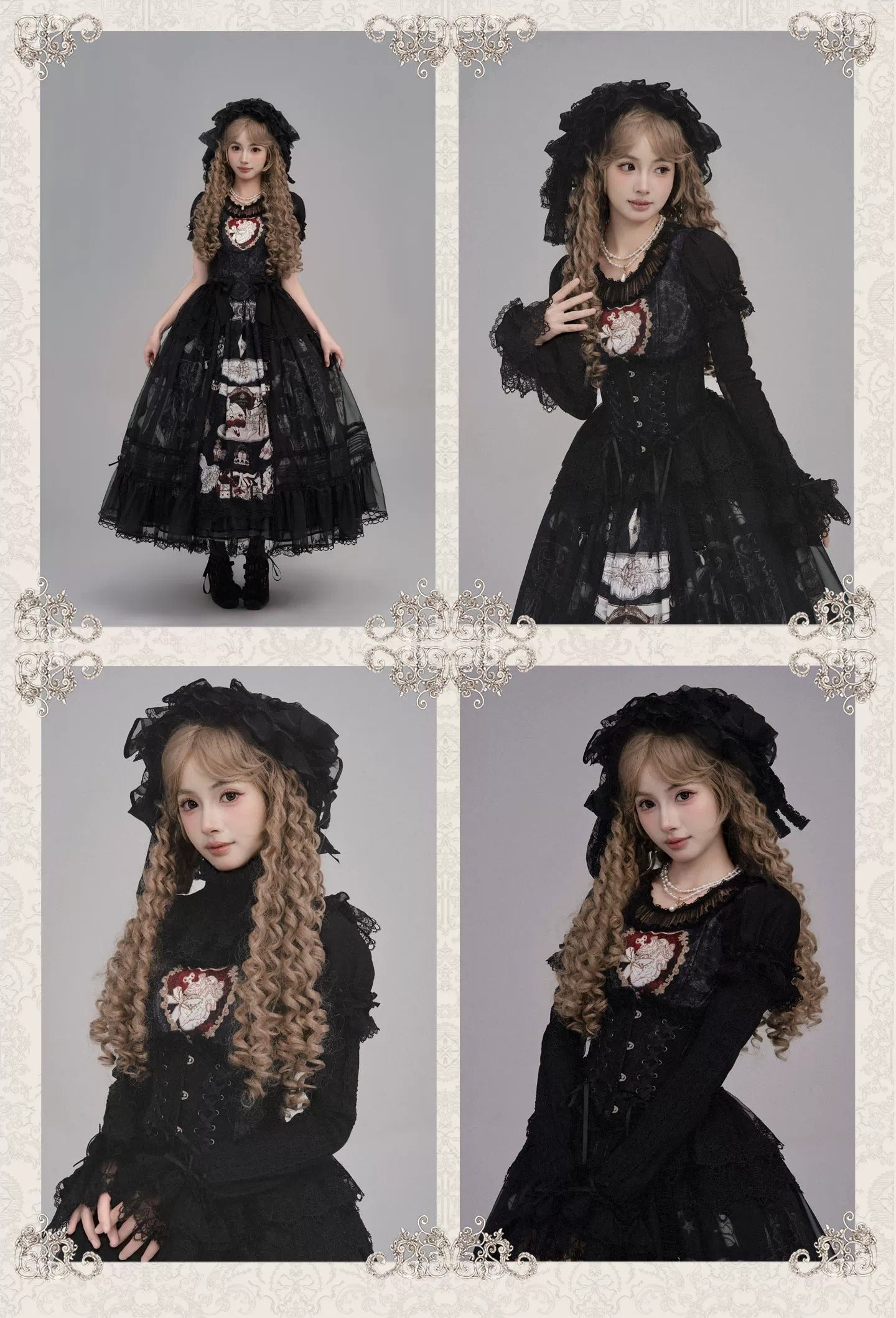 【受注予約~4/30】Clockwork Doll ワンピース・コルセット・フルセット【Clockwork Heart】