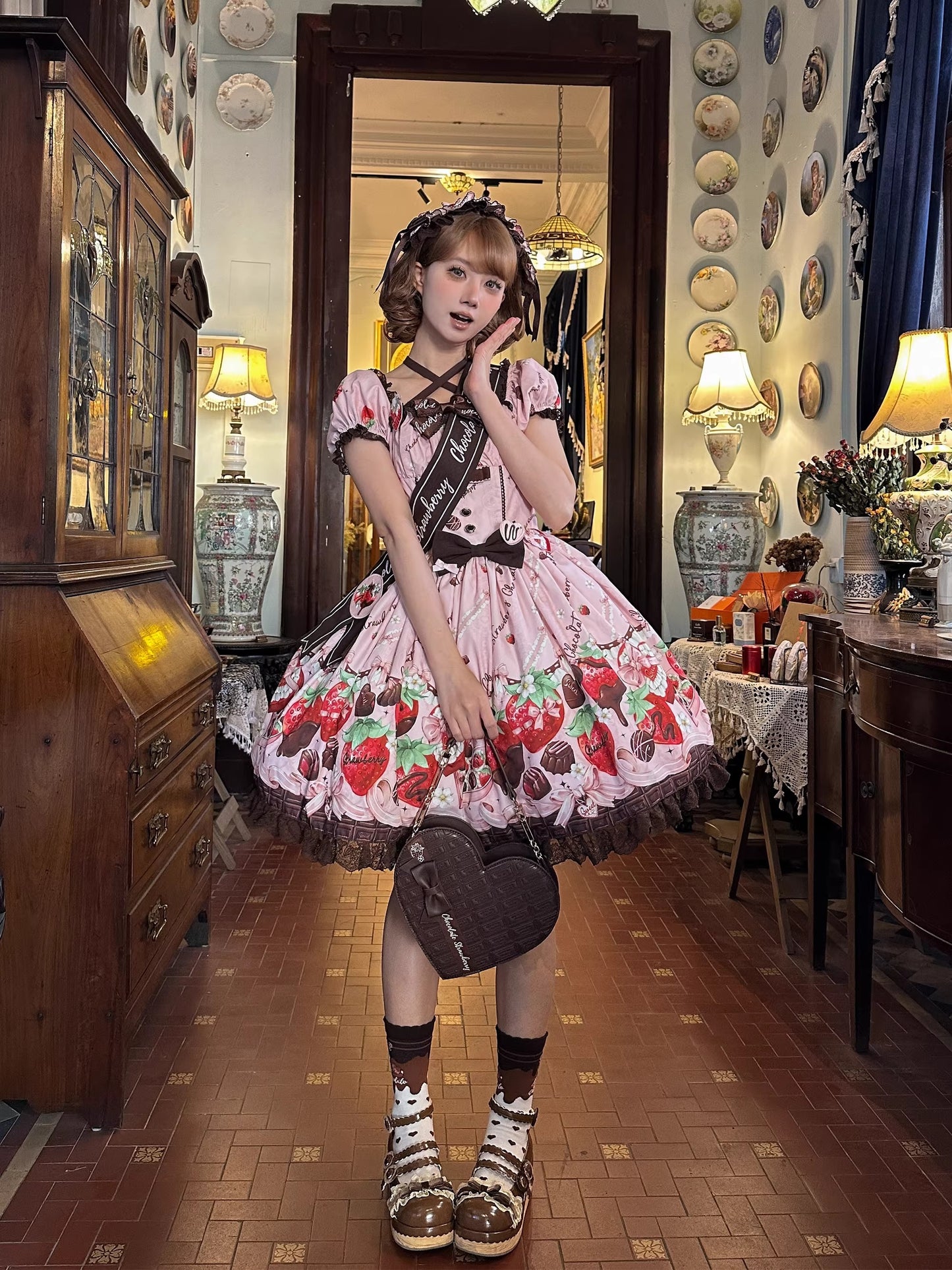【受注予約~3/30】Berry Lovers ワンピース・ジャンパースカート・サロペット・ブラウス【DreamWhale】