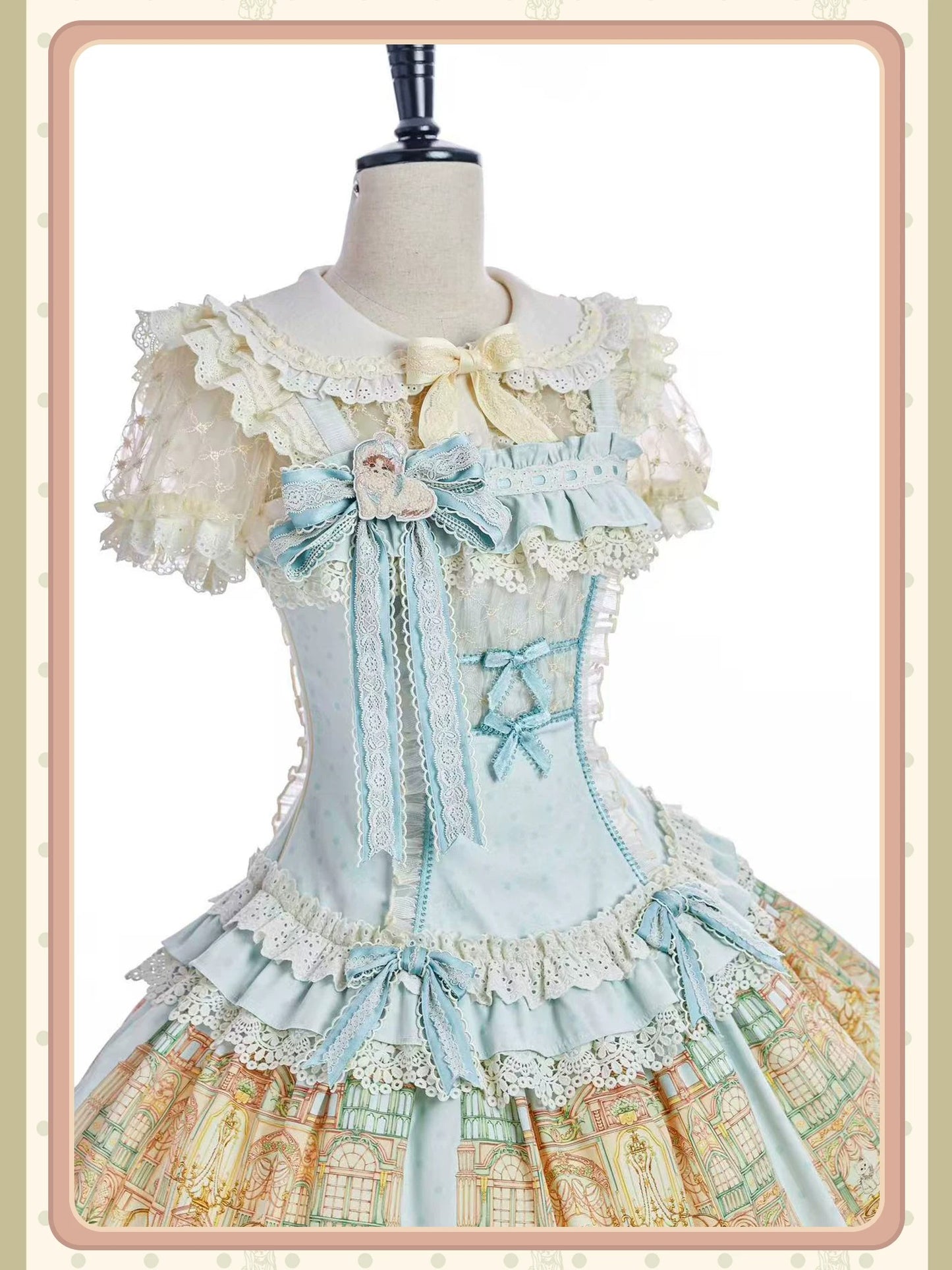 【受注予約~9/6】Fluffy Cat Castle ワンピース・ジャンパースカート【Alice Girl】
