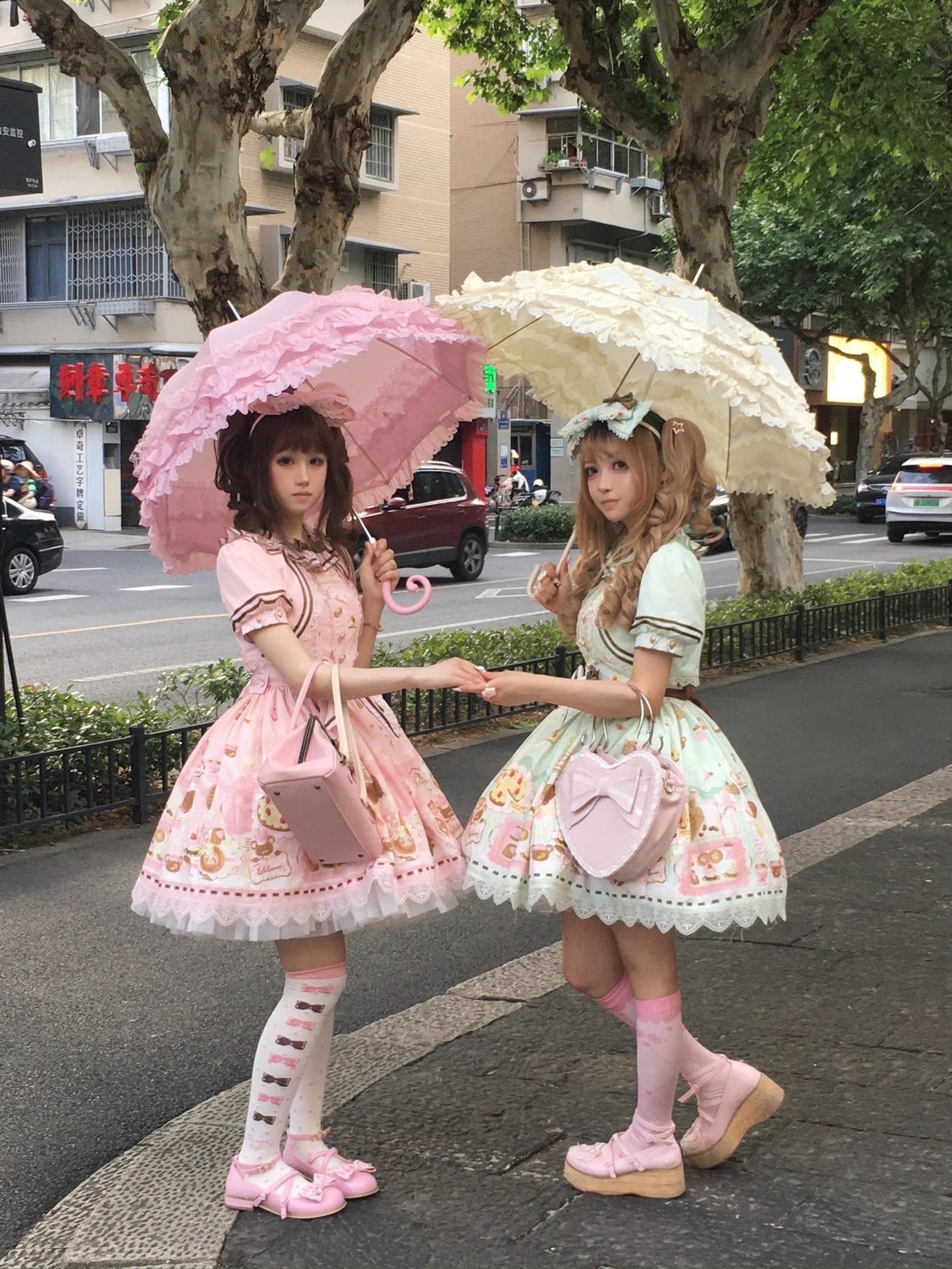 【受注予約~6/11】ドリームカフェ ワンピース【babyblue】