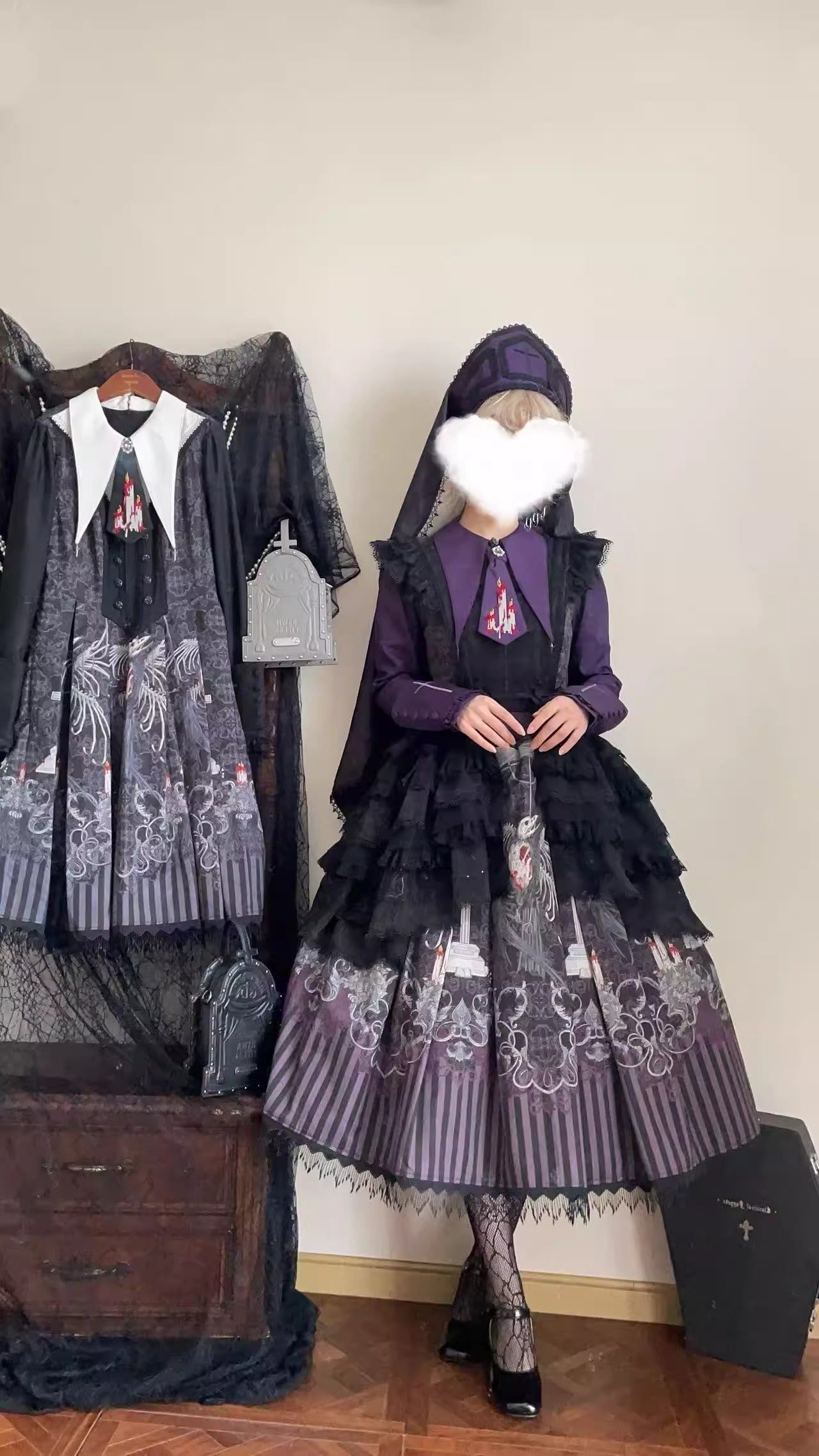 【受注予約~11/24】Lost Raven Sister エプロン【黒眼窩診療室】