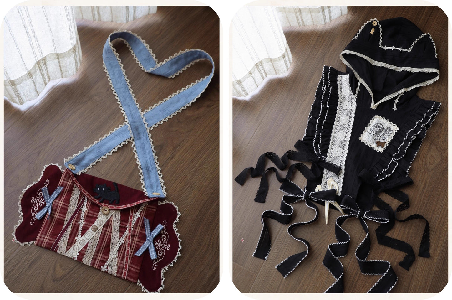 【受注予約~11/18】黒猫裁縫教室 フルセット【Peony】