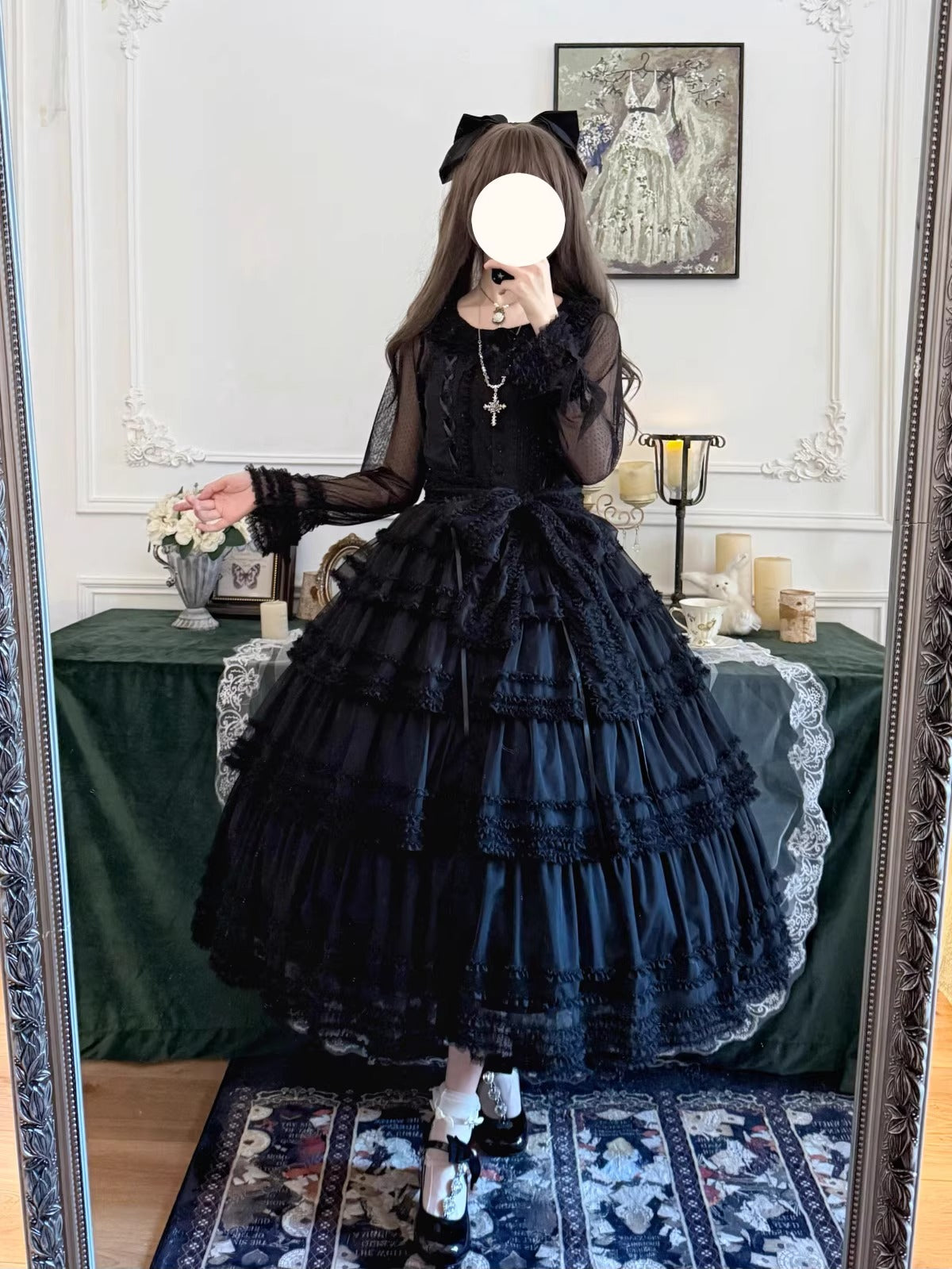 【受注予約~12/24】Lillian's Summer ジャンパースカート(タイプ2・ロング丈)【Spring Flower Language】