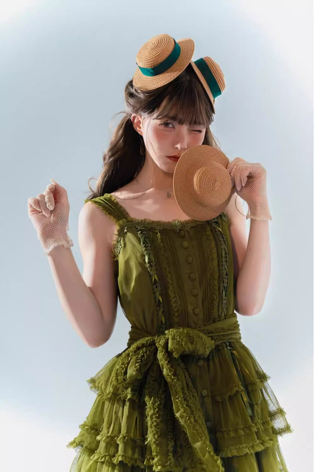 【受注予約~12/24】Lillian's Summer ジャンパースカート(タイプ1・ロング丈)【Spring Flower Language】