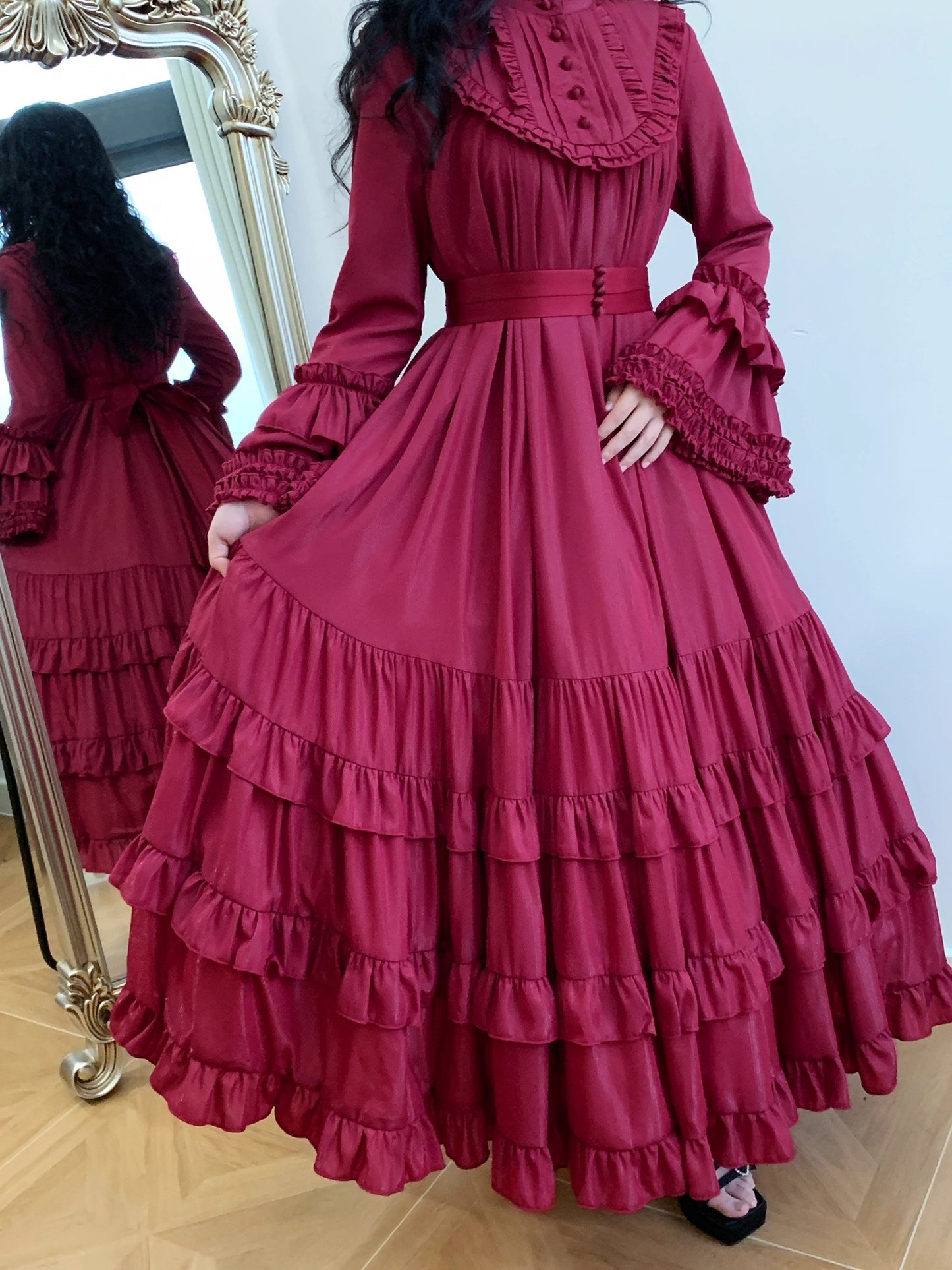 【受注予約~9/25】Princess of Windsor ワンピース・姫袖(プラスロング丈)【Little Dipper】