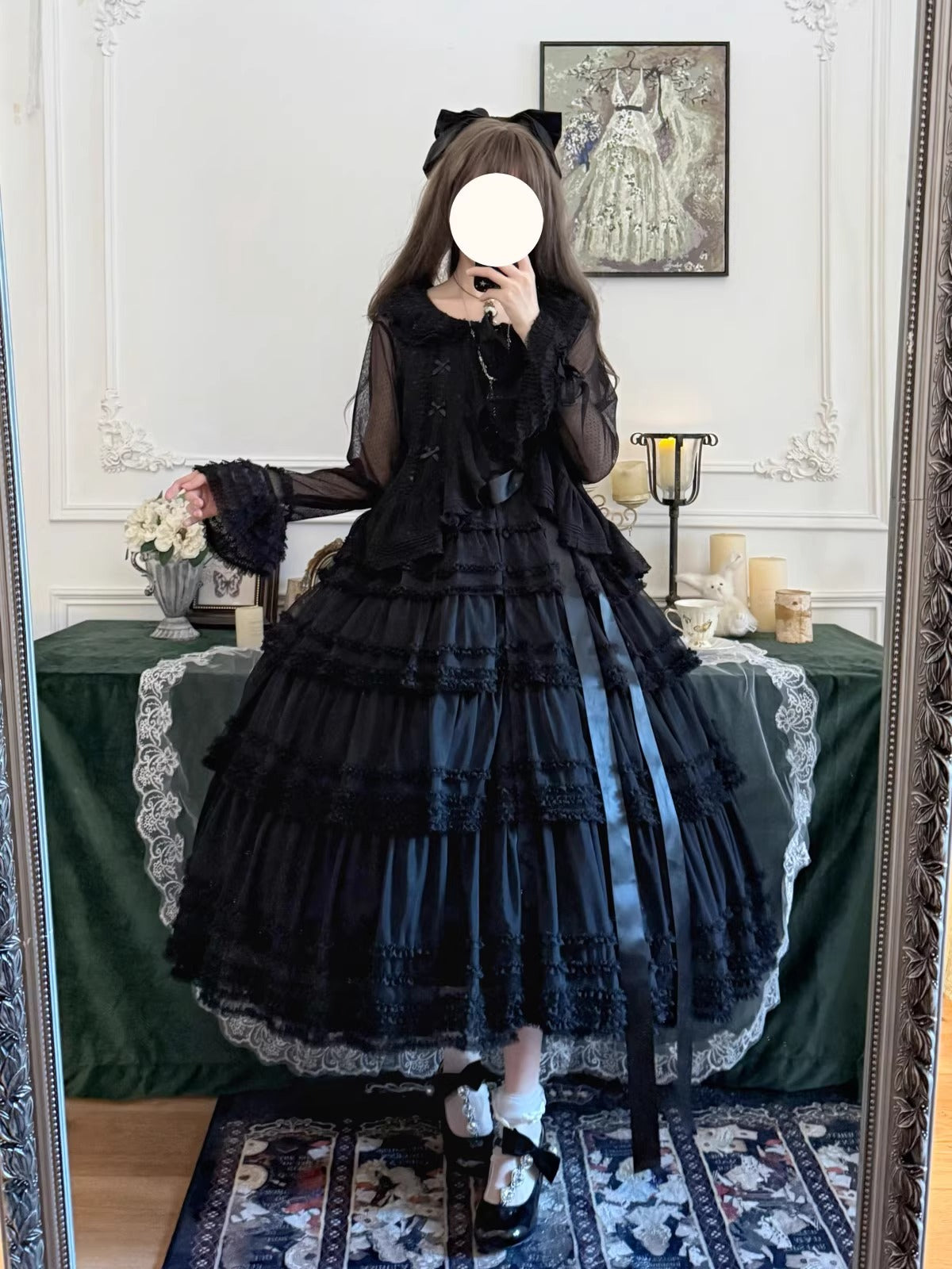 【受注予約~12/24】Lillian's Summer ジャンパースカート(タイプ2・ロング丈)【Spring Flower Language】