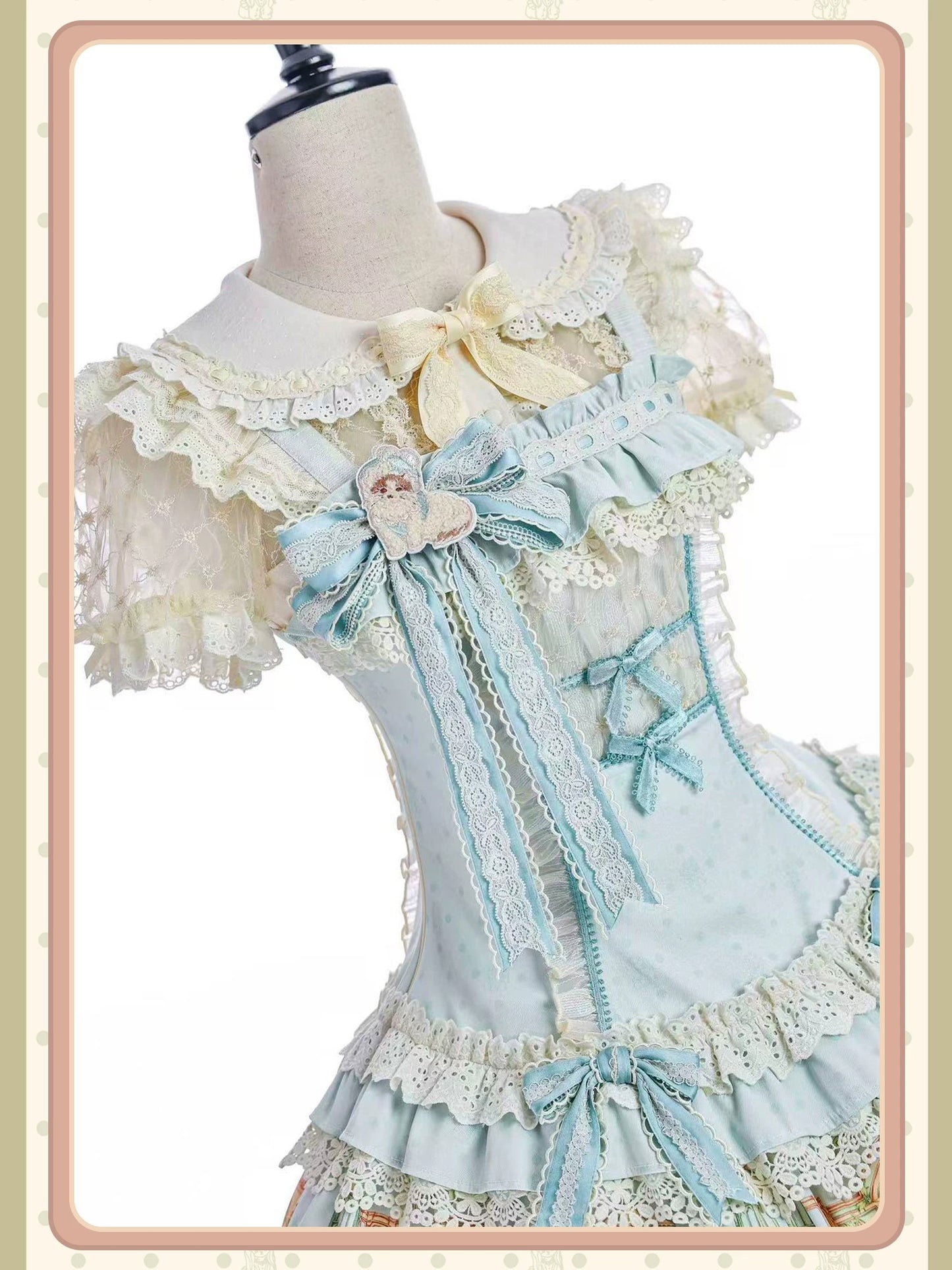 【受注予約~9/6】Fluffy Cat Castle ワンピース・ジャンパースカート【Alice Girl】