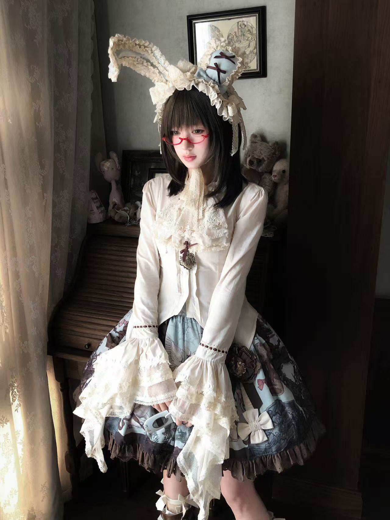 【受注予約~2/18】Symbiosis Doll ブラウス【黒眼窩診療室】