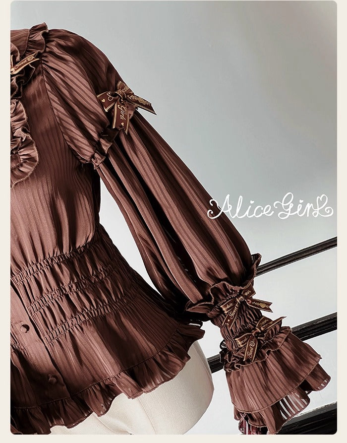 [Vorbestellungen bis 8. Oktober möglich] Schokoladenbärbluse [Alice Girl]