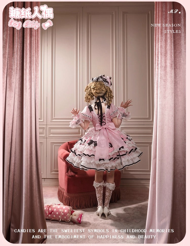 【受注予約~12/8】Candy Wrapper ワンピース【花与珍珠匣】