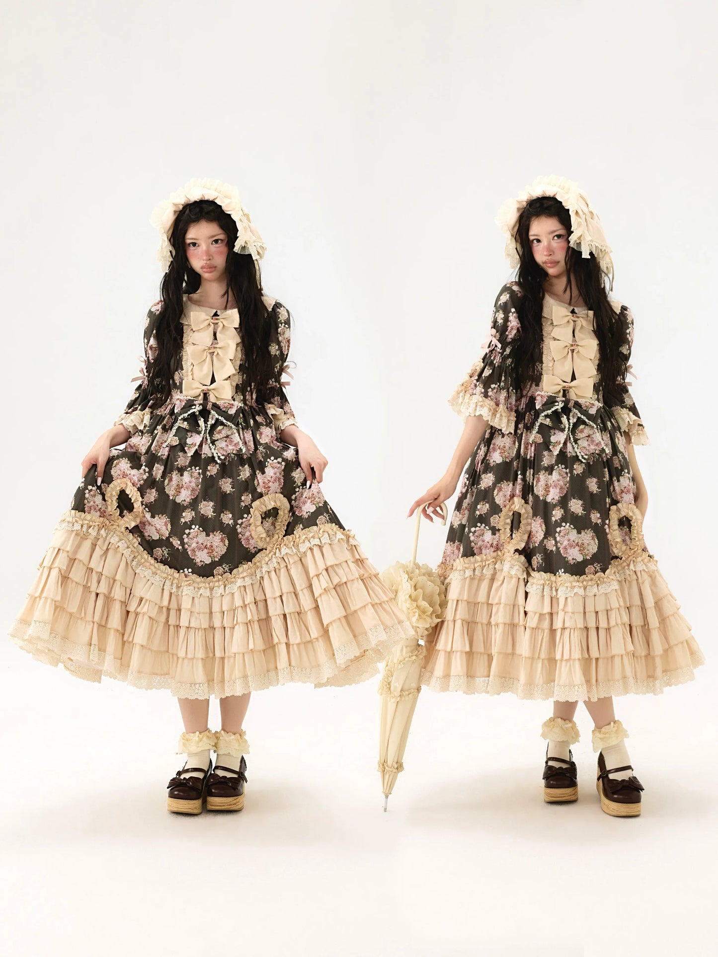 【受注予約~6/28】Bouquet of flowers for autumn 2026 ワンピース【BacioBouquet】