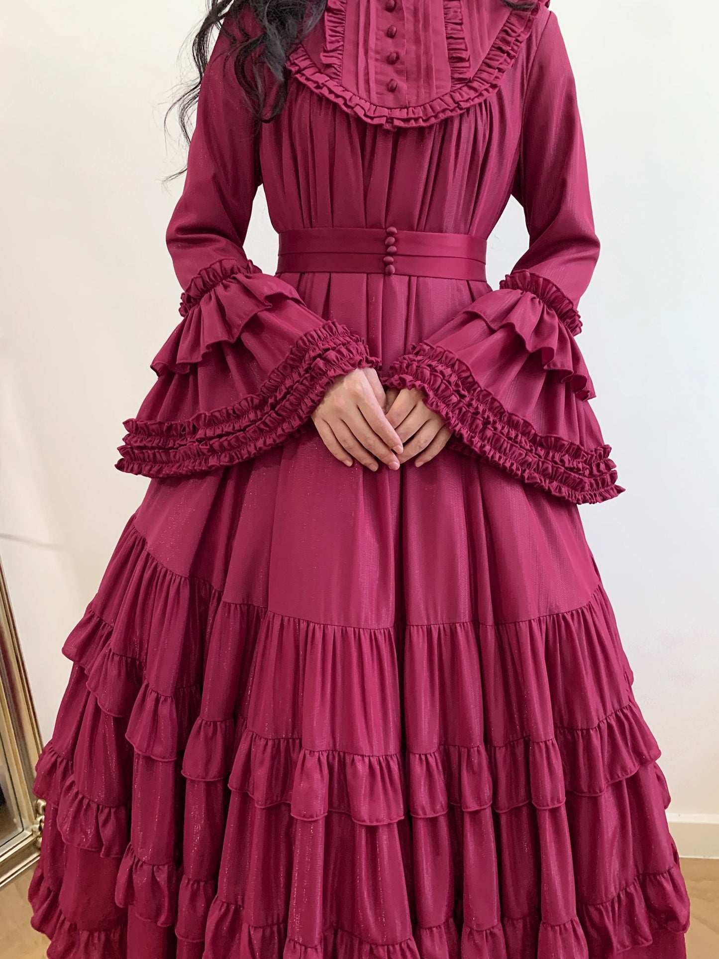 【受注予約~9/25】Princess of Windsor ワンピース・姫袖(ロング丈)【Little Dipper】