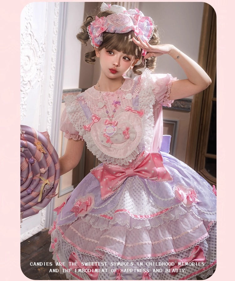 【受注予約~12/8】Candy Wrapper トップス・スカート【花与珍珠匣】